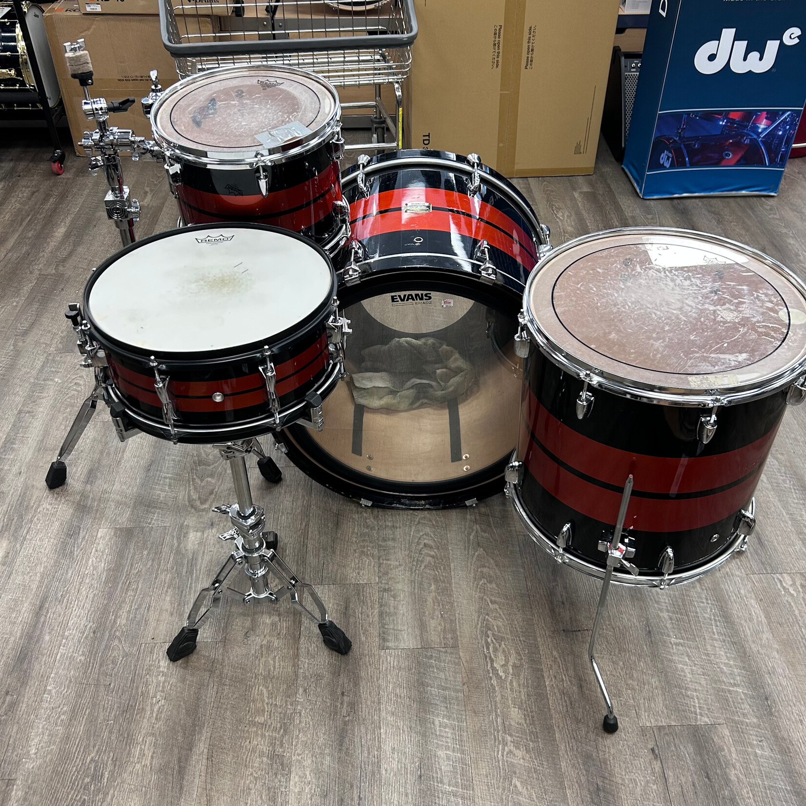 YAMAHA Used Yamaha Tour Custom Moto-X shell pack 12/16/24/14sn