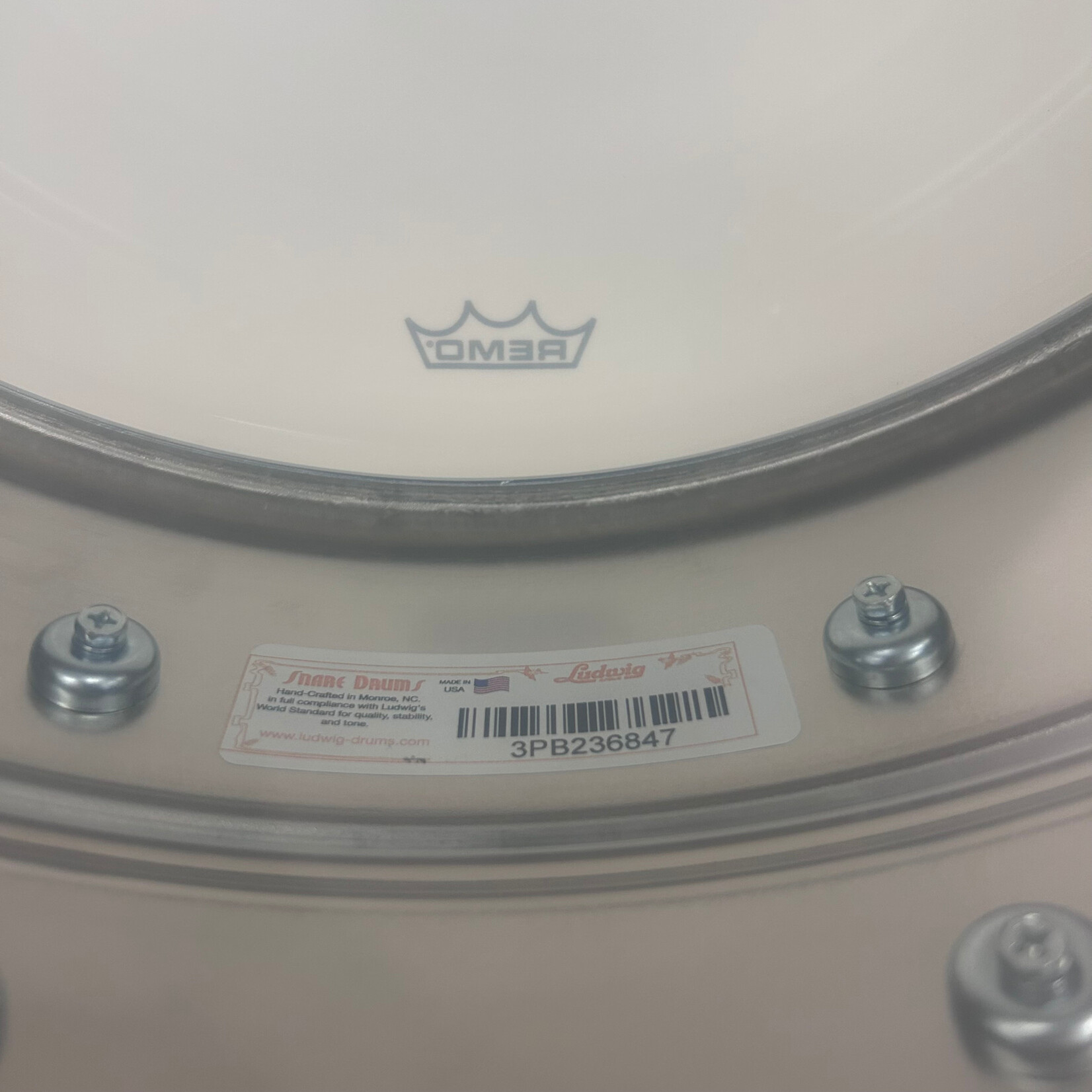 Ludwig Ludwig 6.5x14" Supraphonic Snare Drum w/ Blue & Olive Badge LM402BON