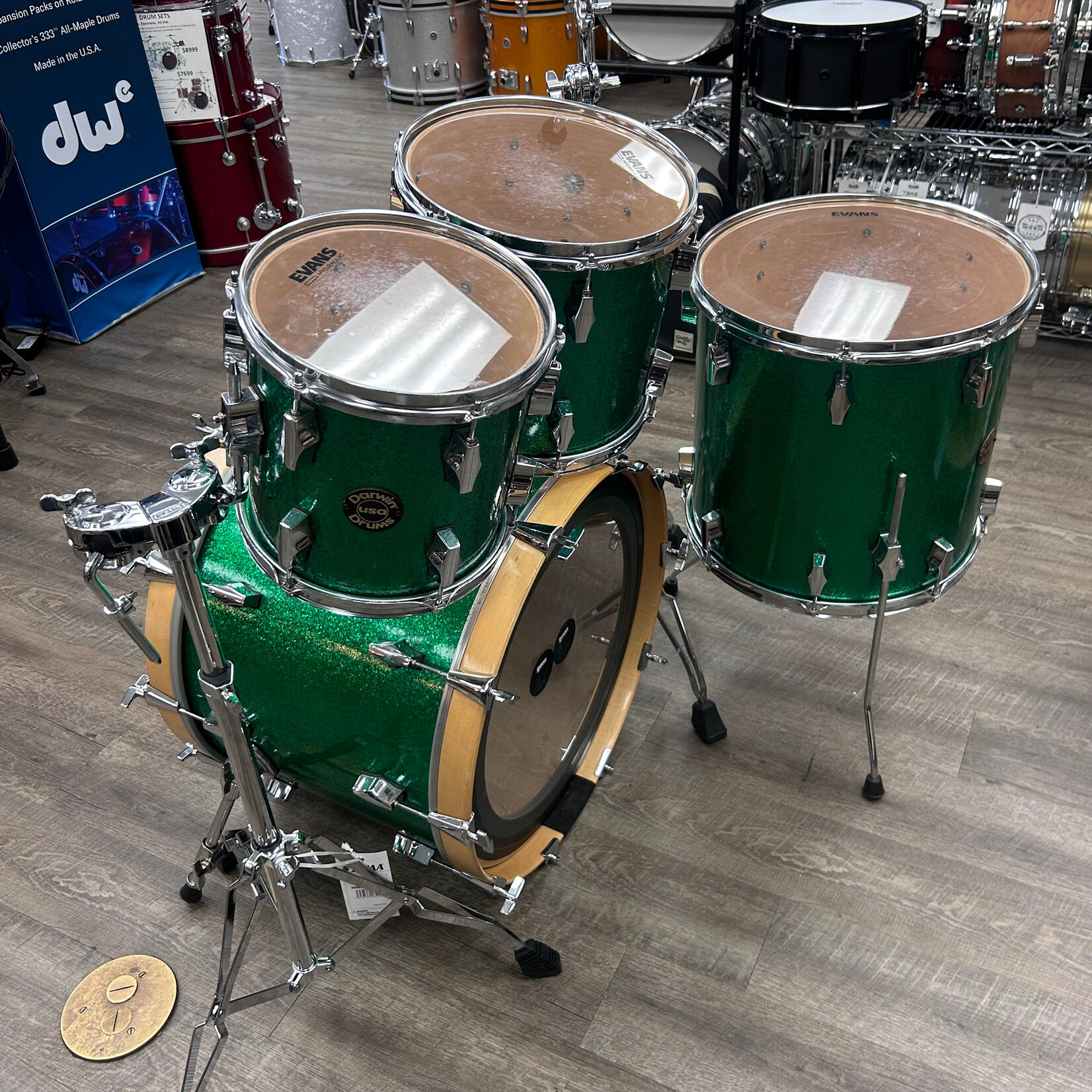 Darwin Used 90s Darwin shell pack 10/12/16/22 (Green Sparkle)
