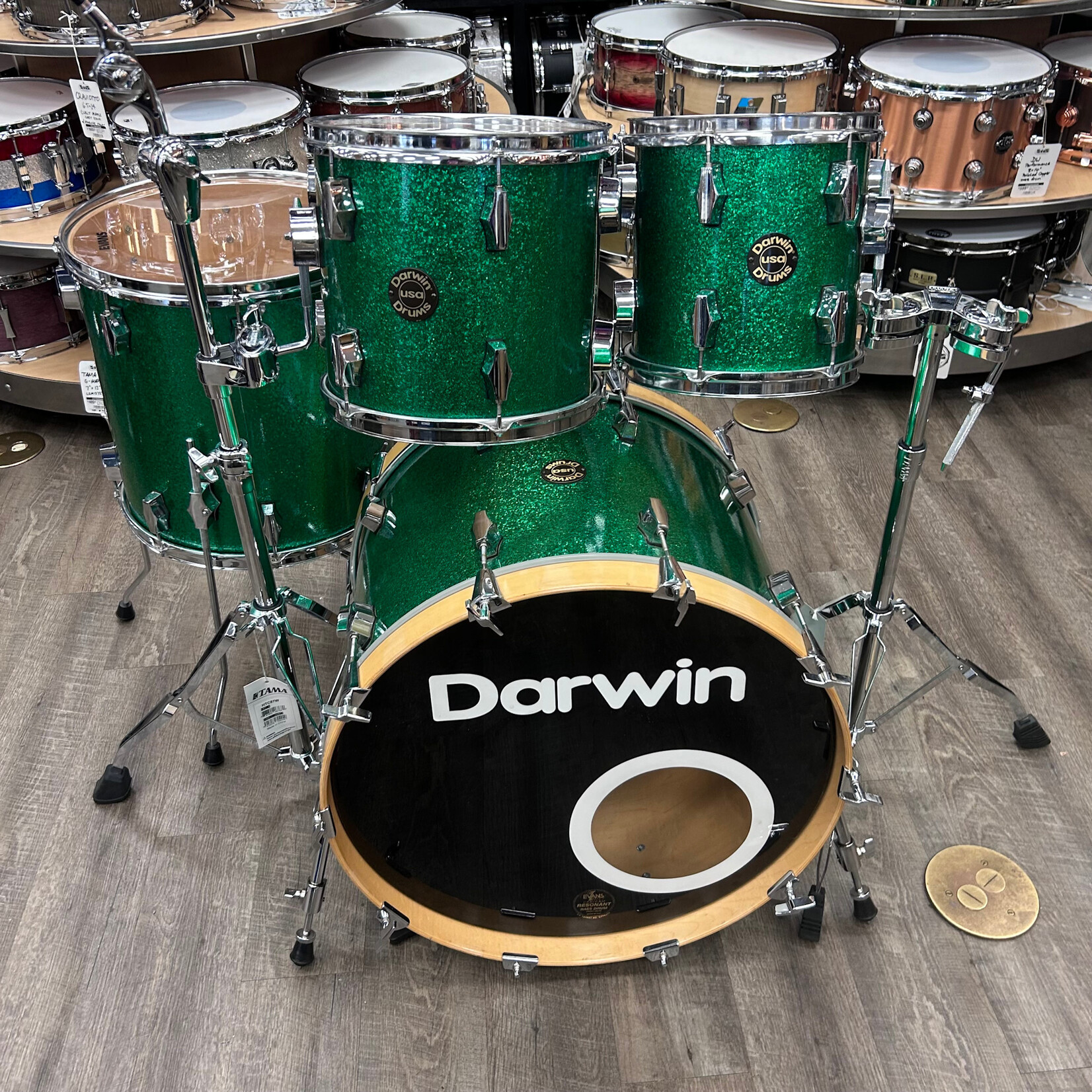 Darwin Used 90s Darwin shell pack 10/12/16/22 (Green Sparkle)