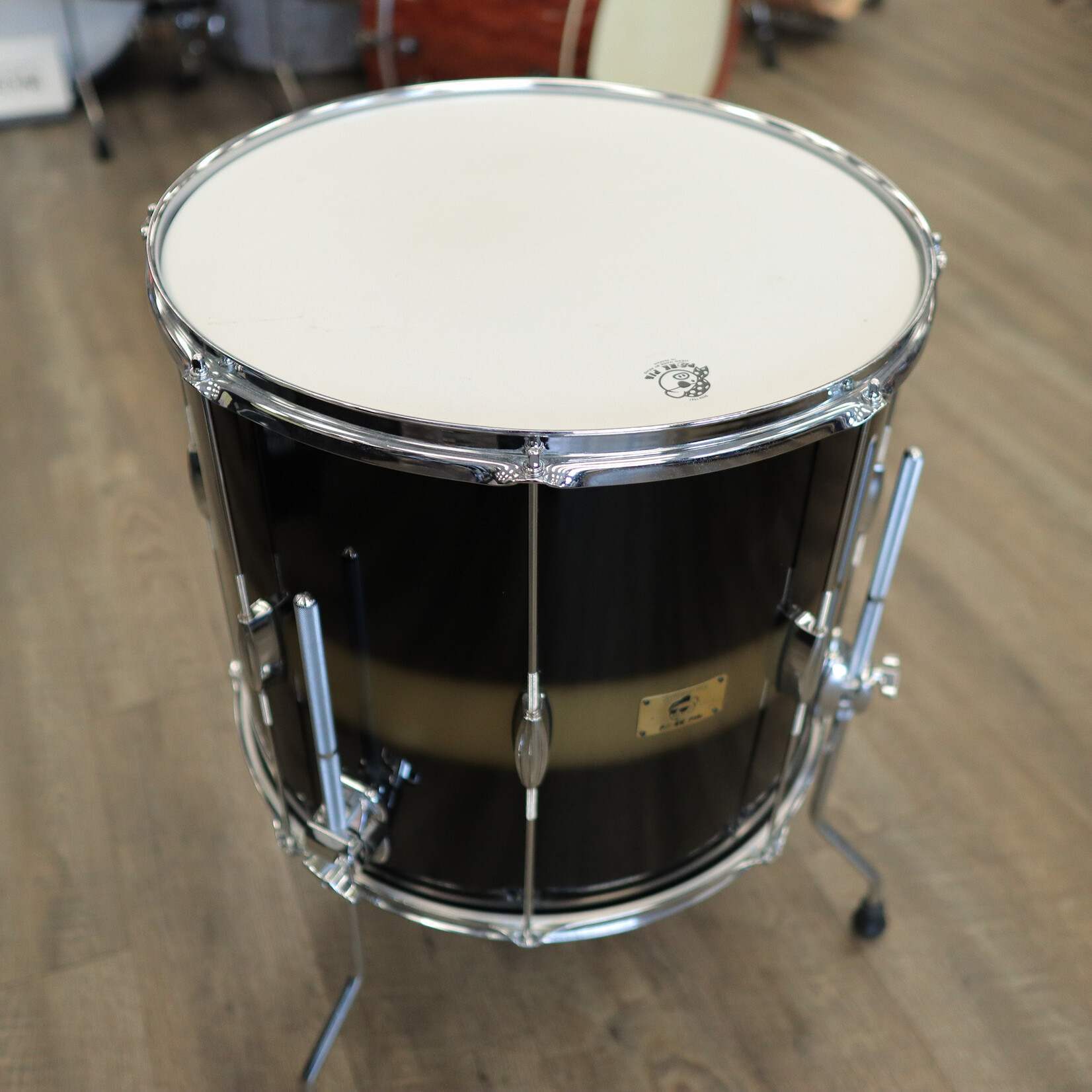Pork Pie Pre-Owned Pork Pie 16x18" Hip Pig Floor Tom (Black/ Gold Duco)