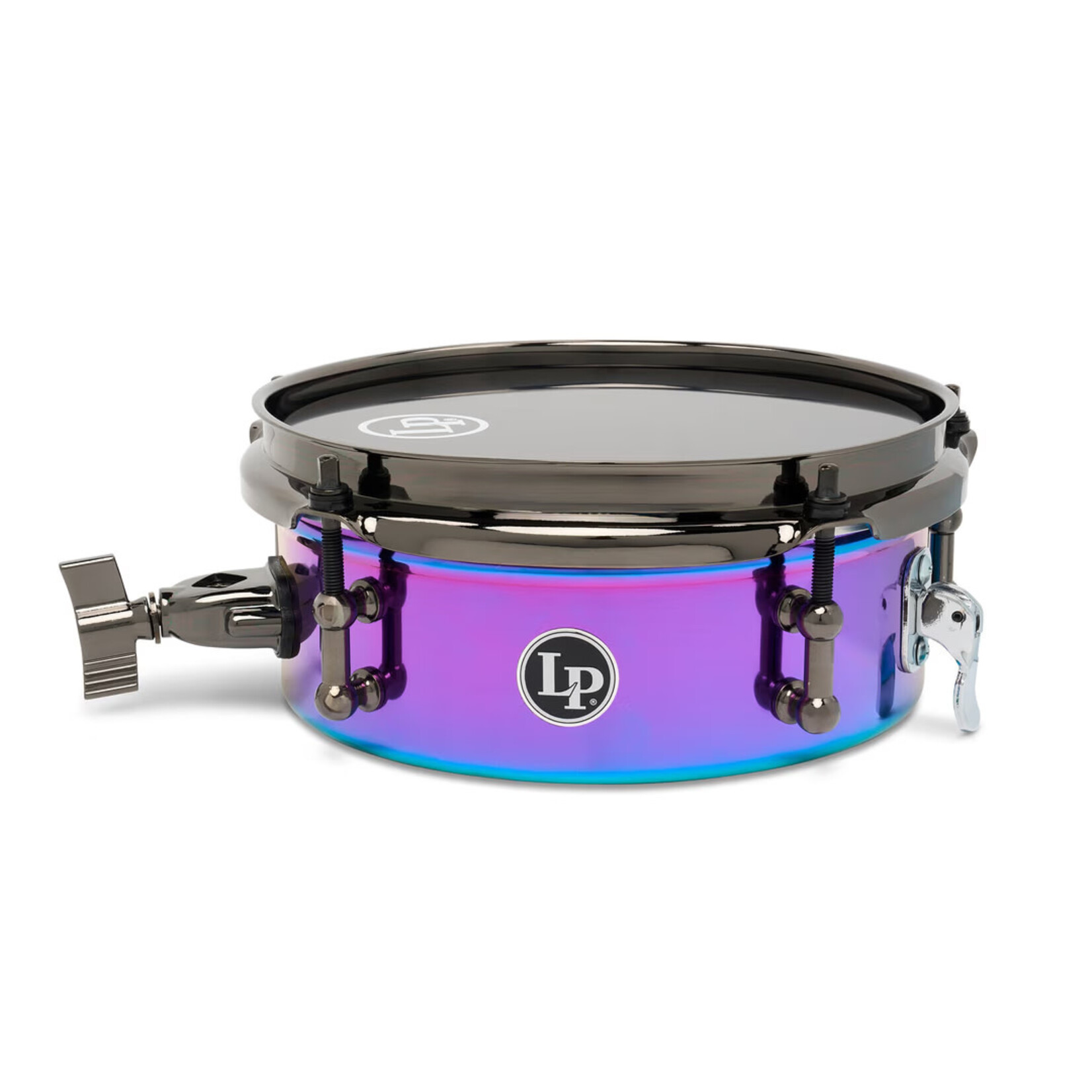 LP LP Tony Succar 8″ Micro Snare (Rainbow Black Nickel) LP848-TS