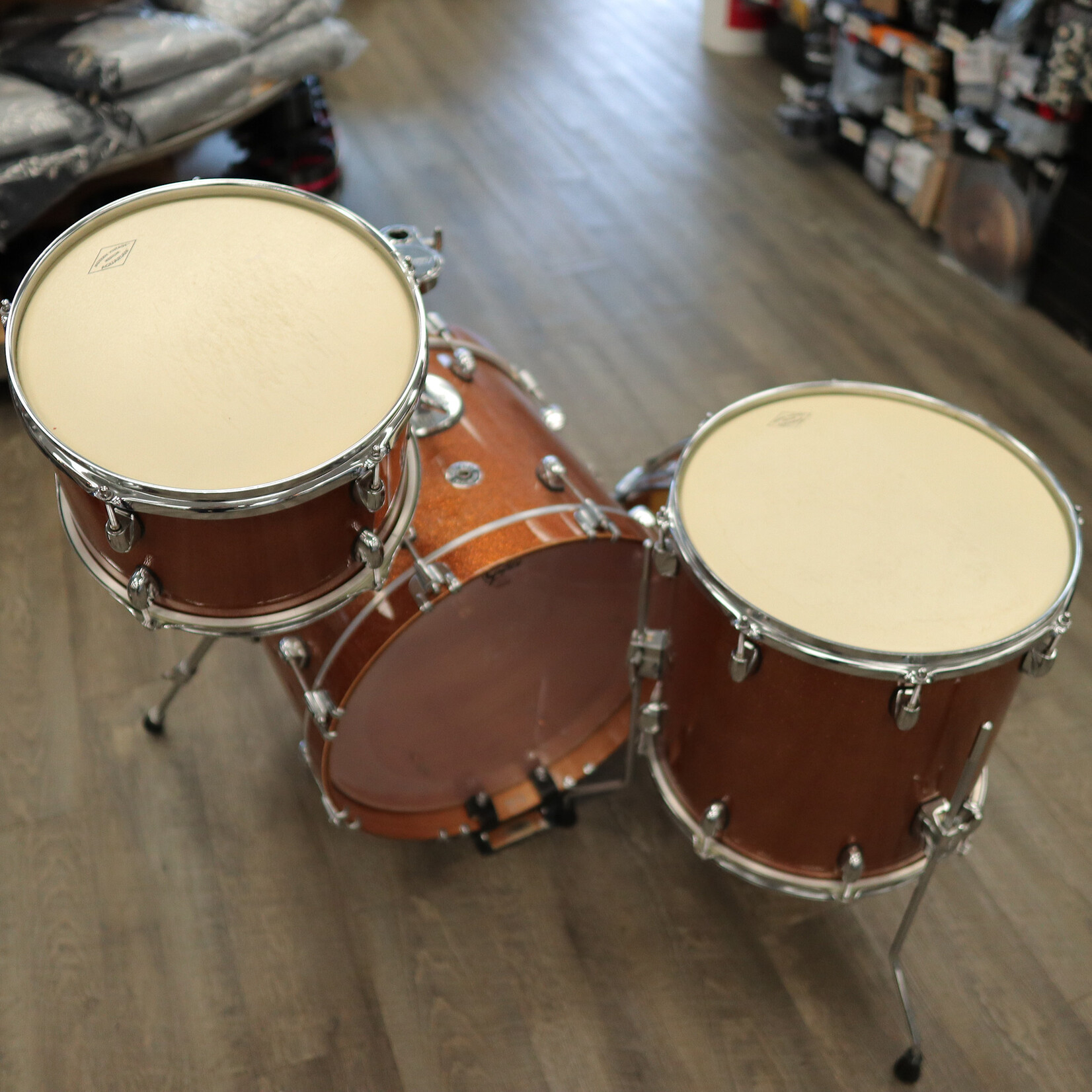 Gretsch Pre-Owned Gretsch Catalina Club 4-Pc Shell Pack 12/14/18/14Sn (Bronze Sparkle)