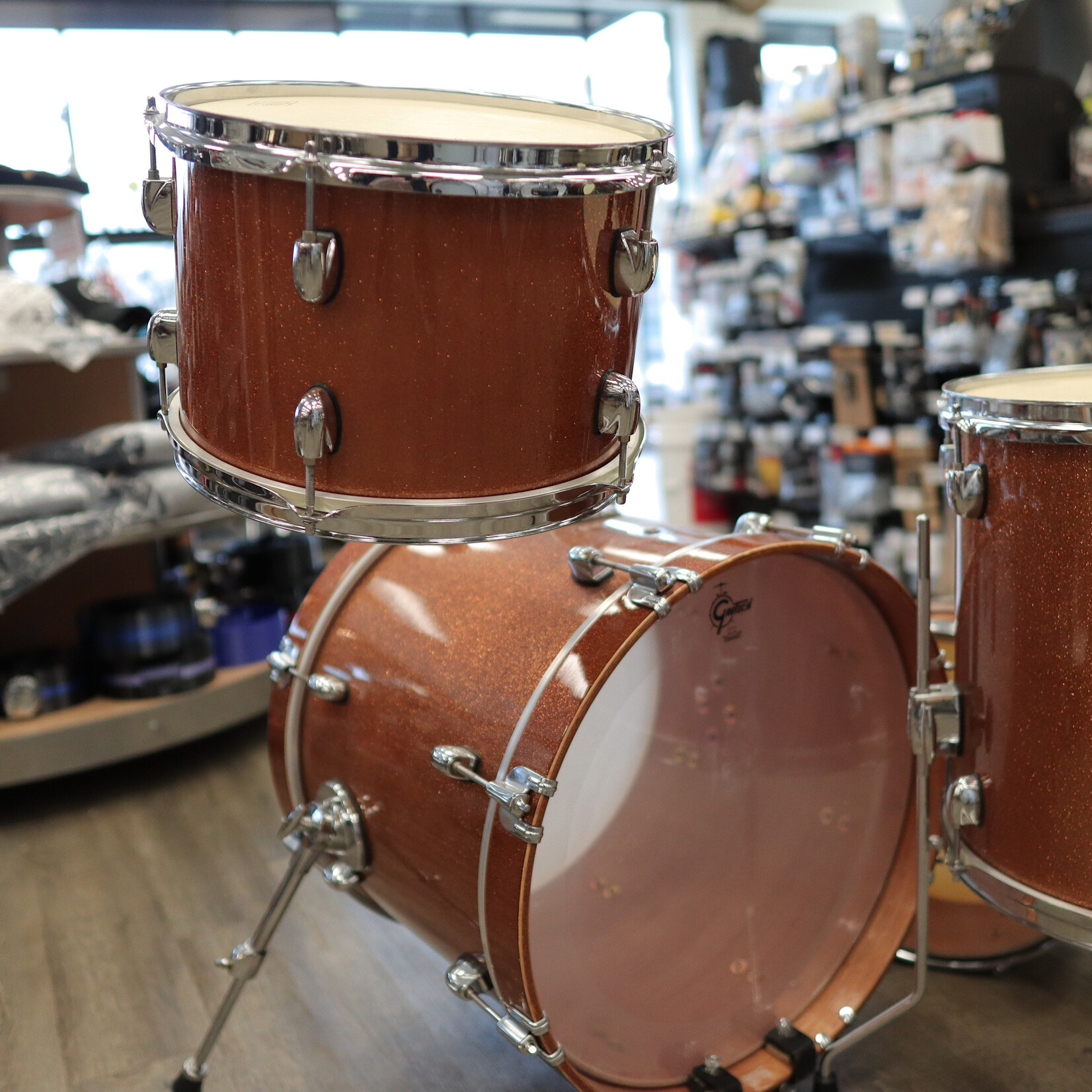 Gretsch Pre-Owned Gretsch Catalina Club 4-Pc Shell Pack 12/14/18/14Sn (Bronze Sparkle)