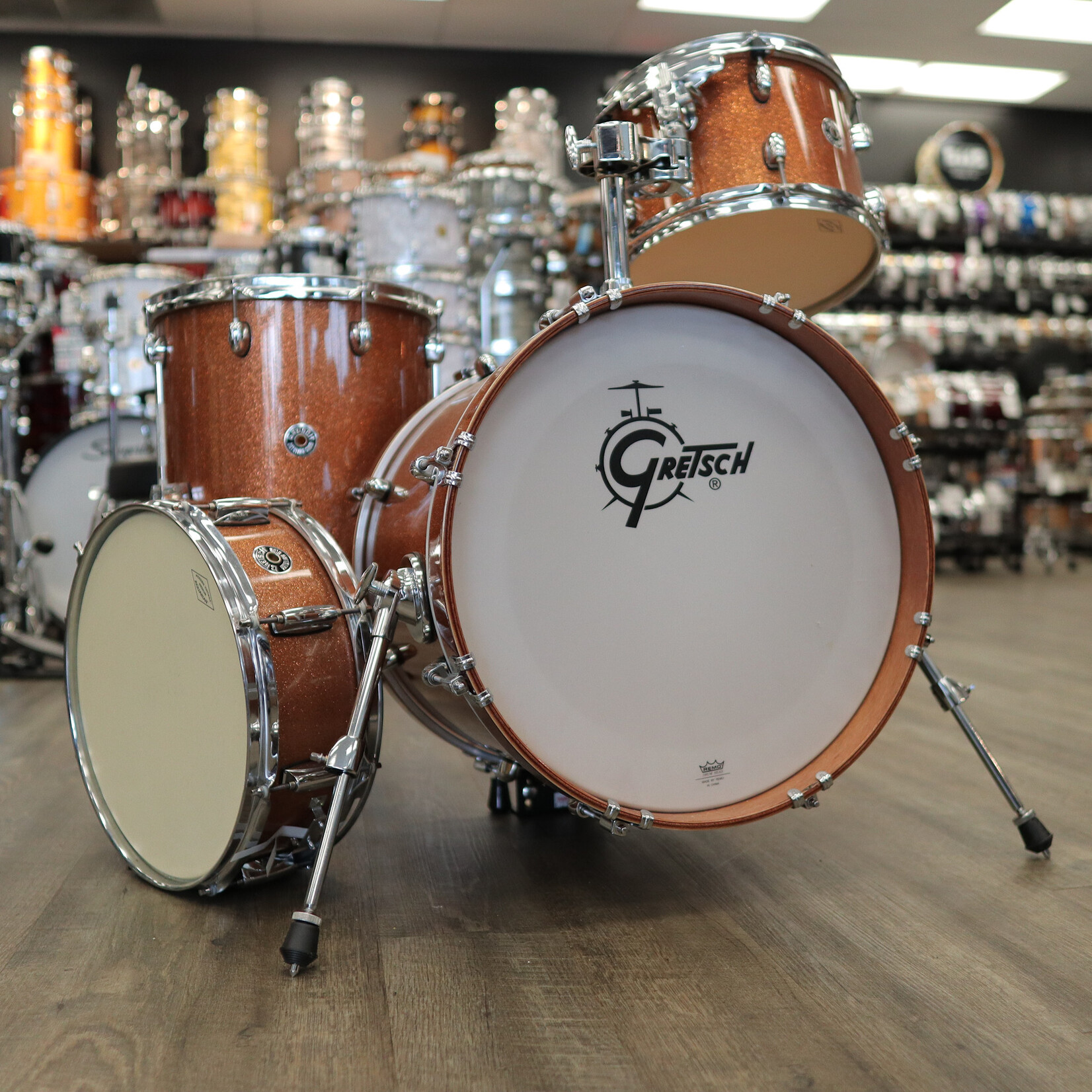 Gretsch Pre-Owned Gretsch Catalina Club 4-Pc Shell Pack 12/14/18/14Sn (Bronze Sparkle)