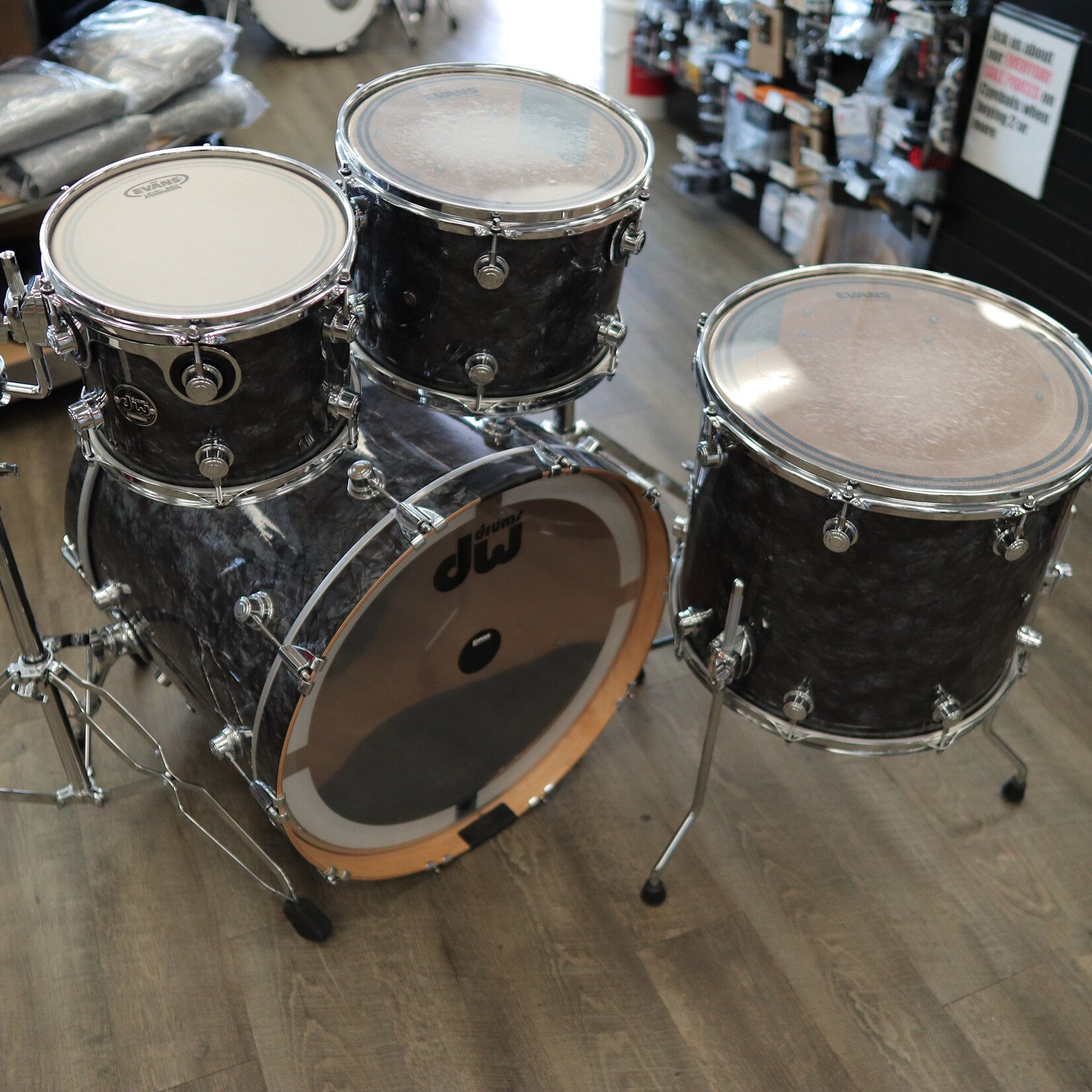 DW Used DW Performance 4-pc Shell Pack 10/12/16/22 (Black Diamond)