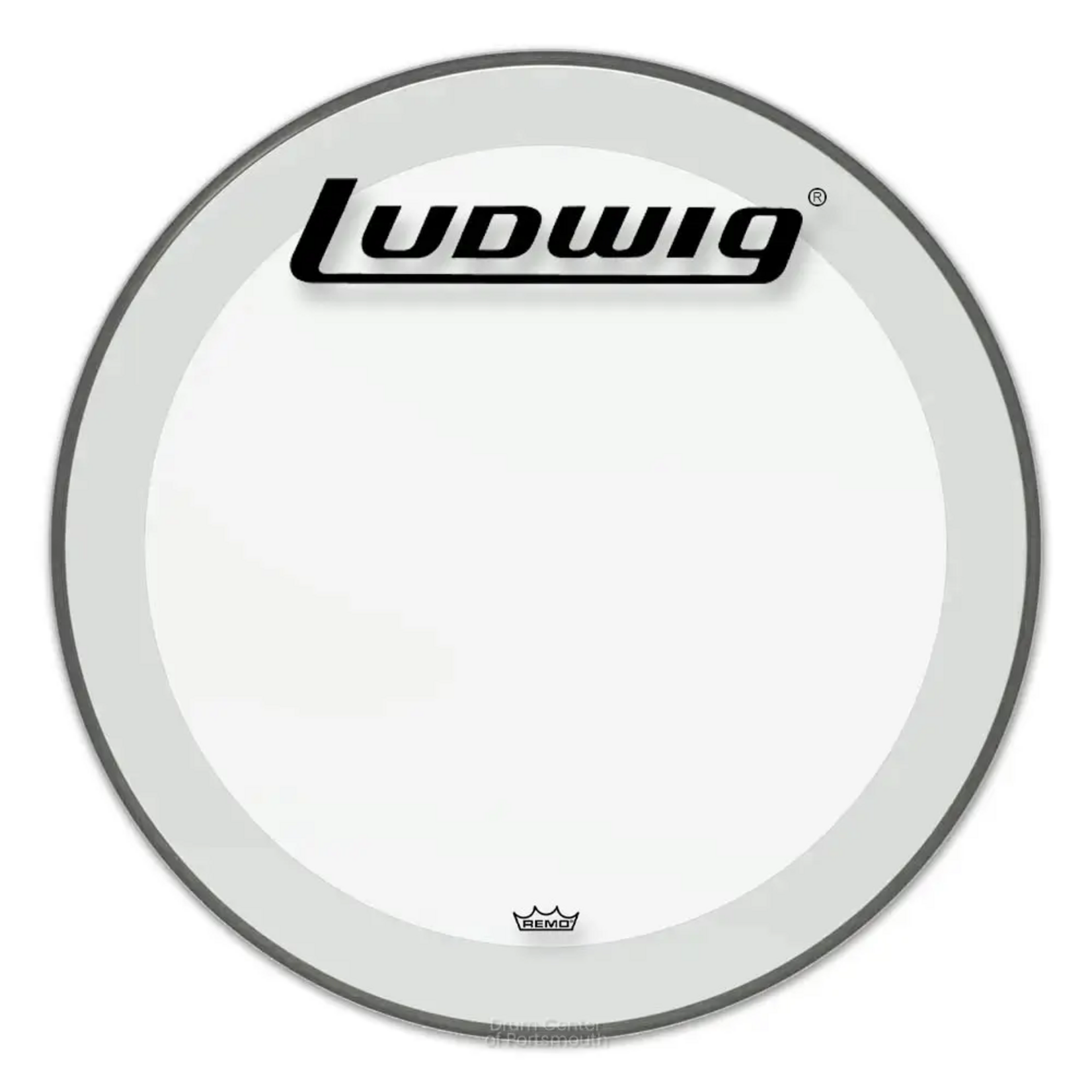Ludwig Ludwig 24" Remo Powerstroke 3 Clear Drumhead With Block Logo LW1324P3CLRB