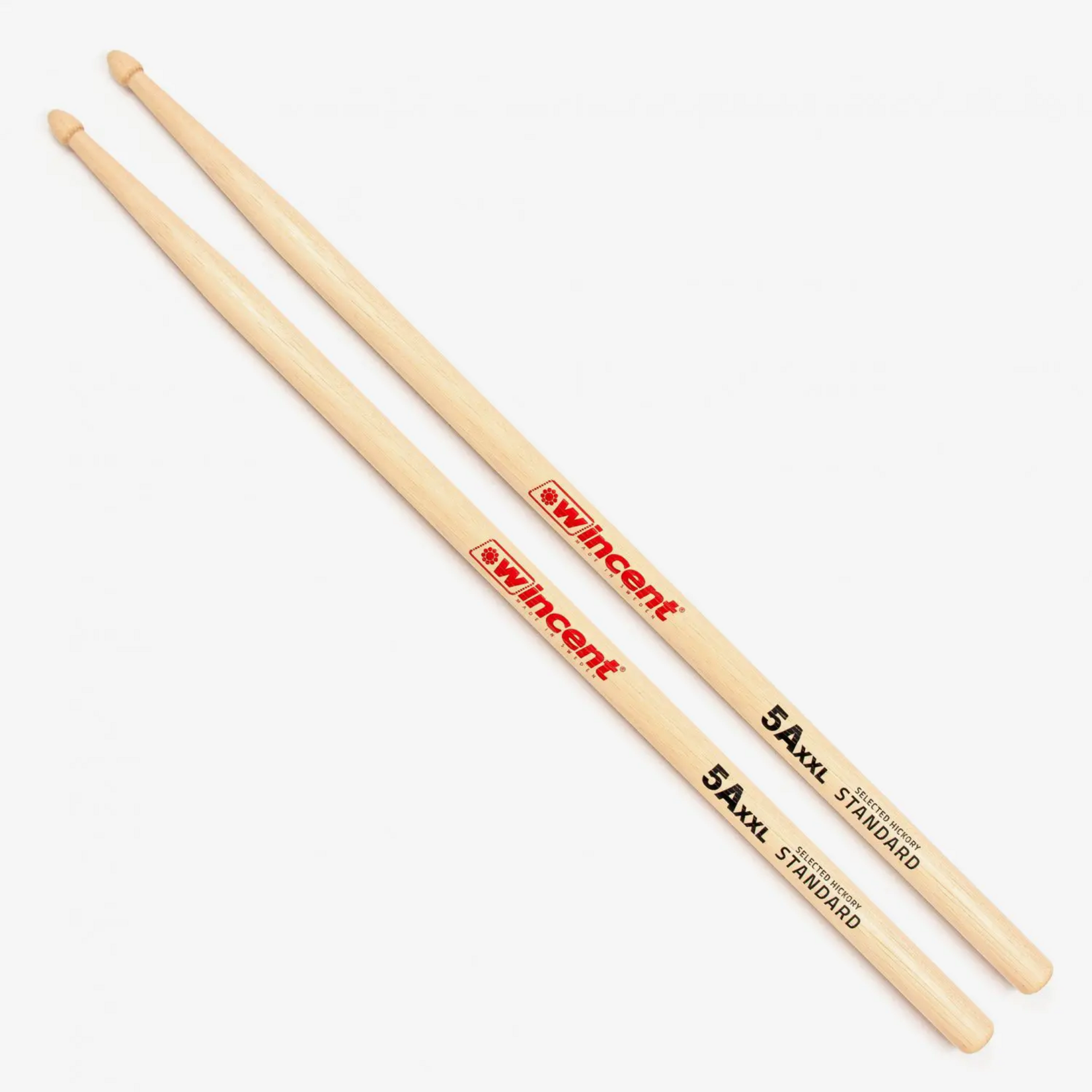 Wincent Wincent Hickory Standard Taper Extreme Reach 5A Drumsticks