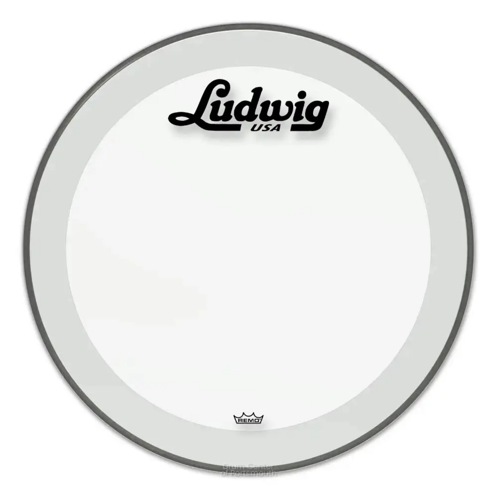 Ludwig/Remo Ludwig 24" Remo Powerstroke 3 Clear Drumhead With Script Logo LW1324P3CLRV