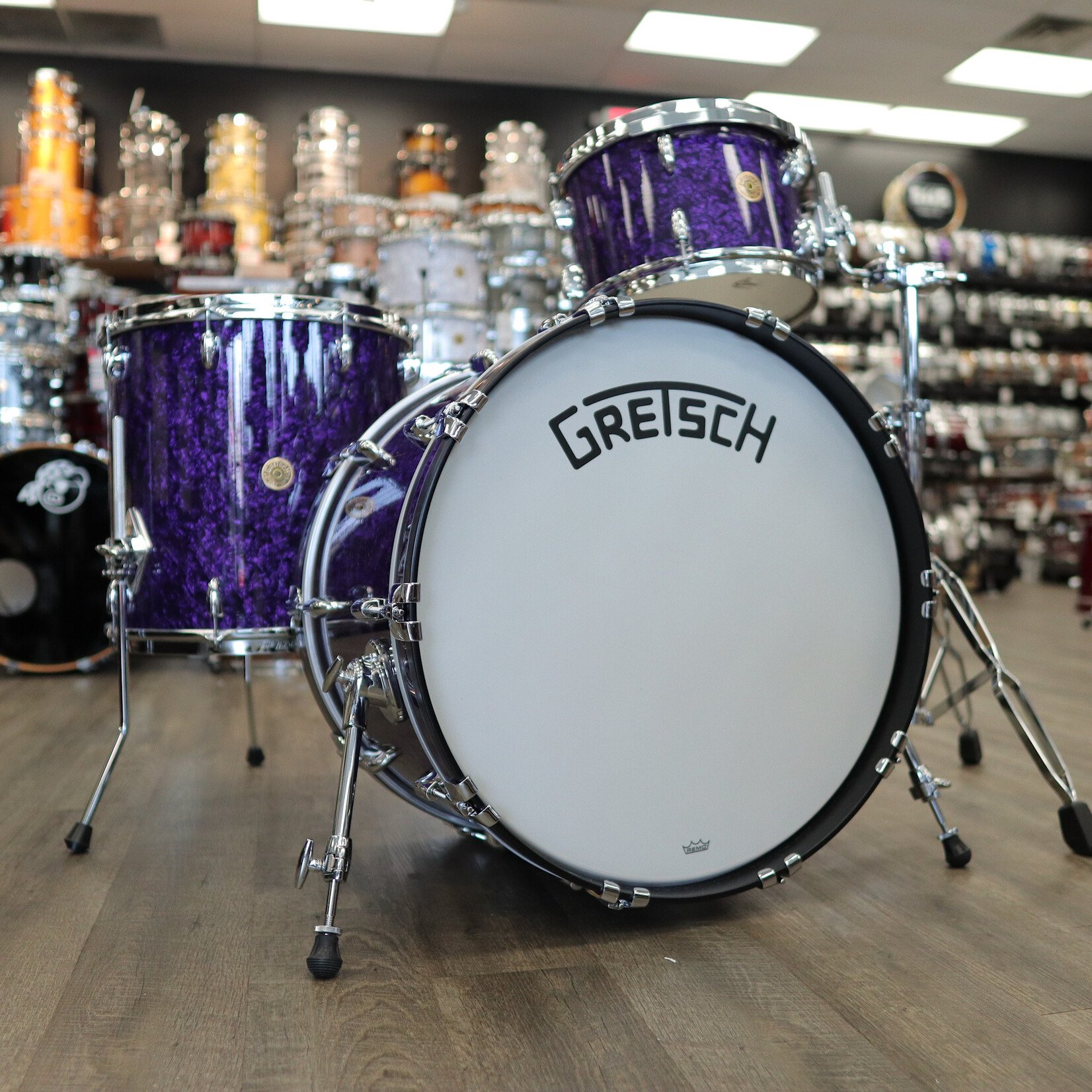 Gretsch Gretsch Broadkaster 3-Piece Shell Pack 12/16/22 (Purple Marine Pearl)