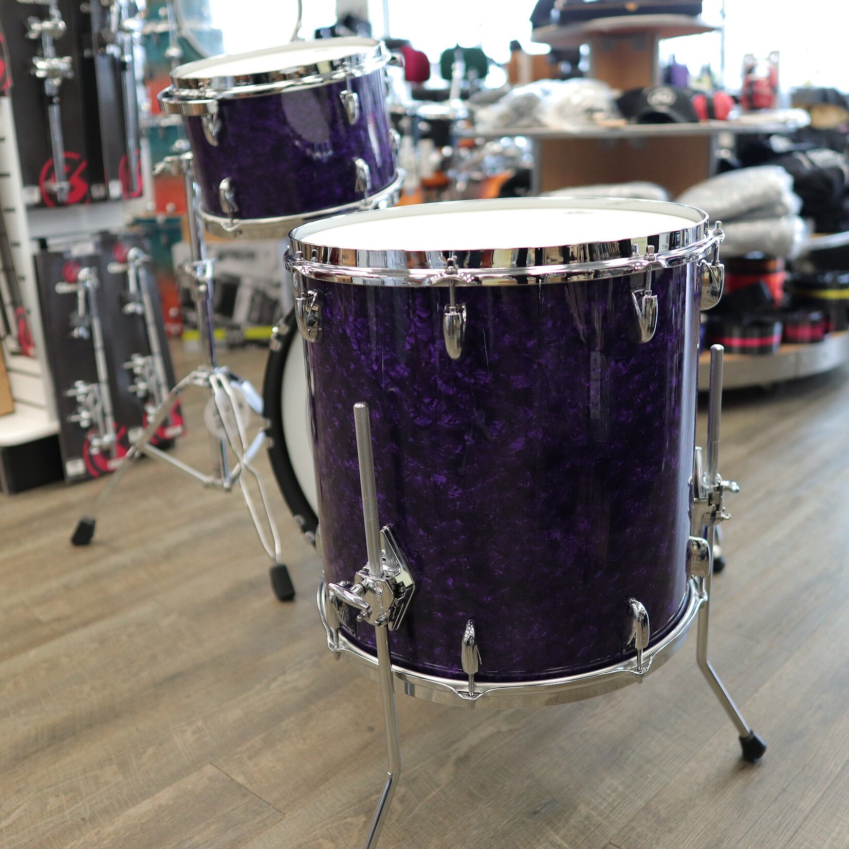 Gretsch Gretsch Broadkaster 3-Piece Shell Pack 12/16/22 (Purple Marine Pearl)