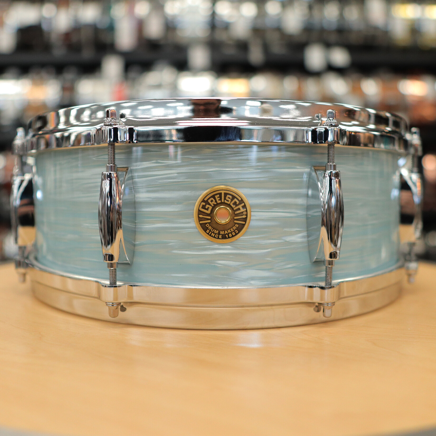 Gretsch Gretsch USA Custom 5x14" Snare Drum w. Lightning Throw-Off (Vintage Oyster White)