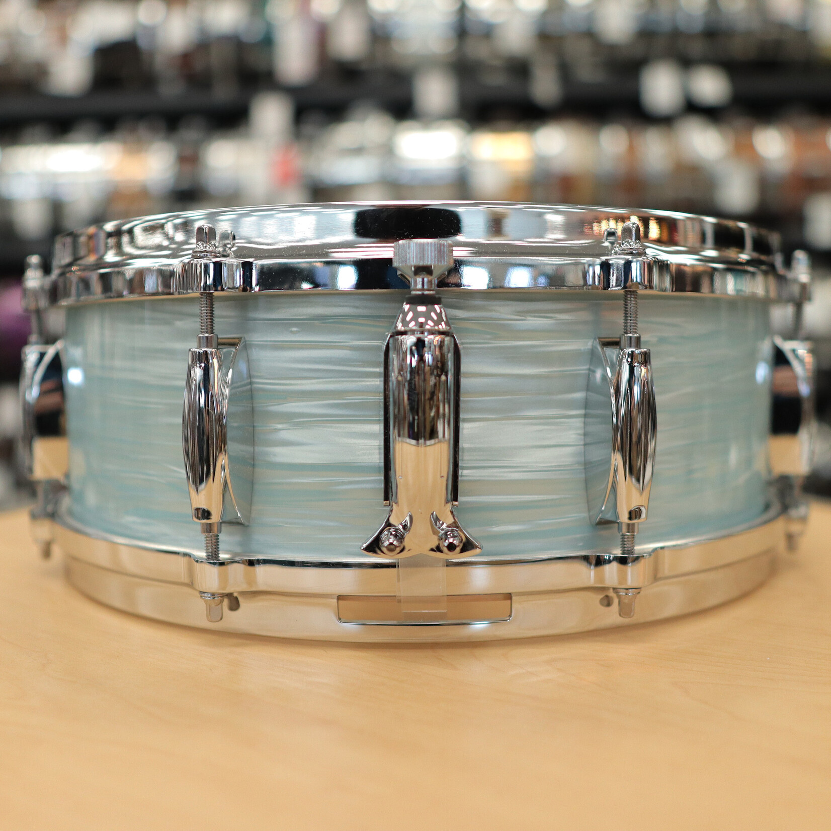 Gretsch Gretsch USA Custom 5x14" Snare Drum w. Lightning Throw-Off (Vintage Oyster White)