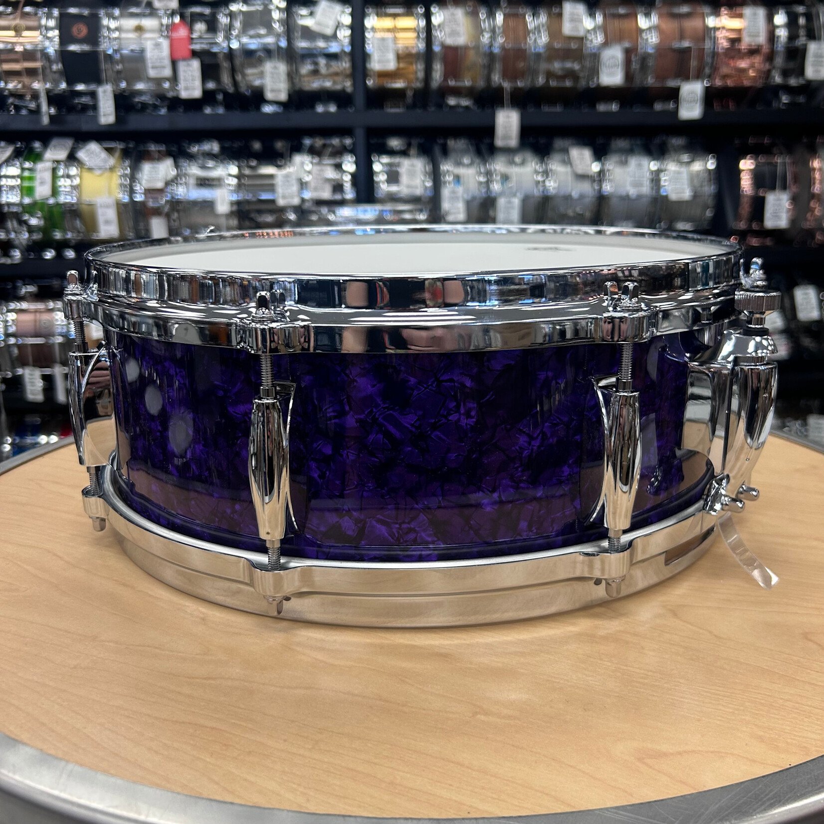 Gretsch Gretsch USA Custom 5 x 14" Ridgeland Snare Drum 8 Lugs (Purple Marine Pearl)