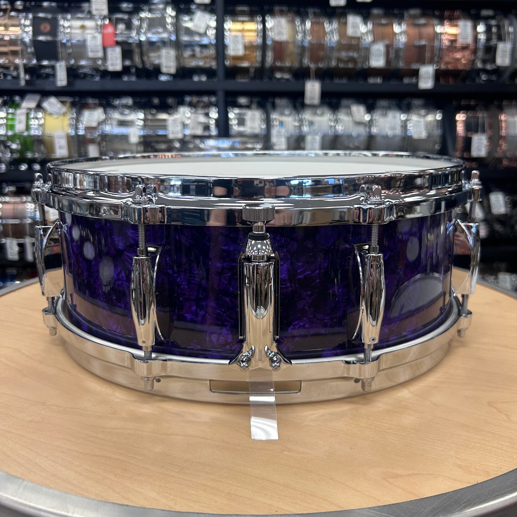 Gretsch Gretsch USA Custom 5 x 14" Ridgeland Snare Drum 8 Lugs (Purple Marine Pearl)