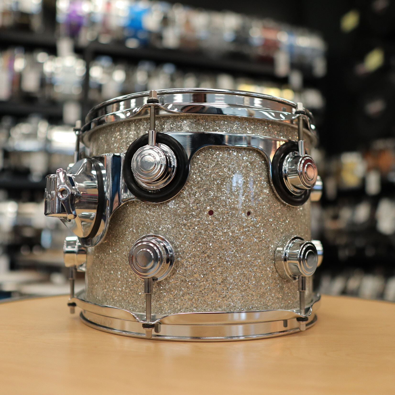 DW Pre-Owned DW 8x10" Purpleheart Tom (Broken Glass)