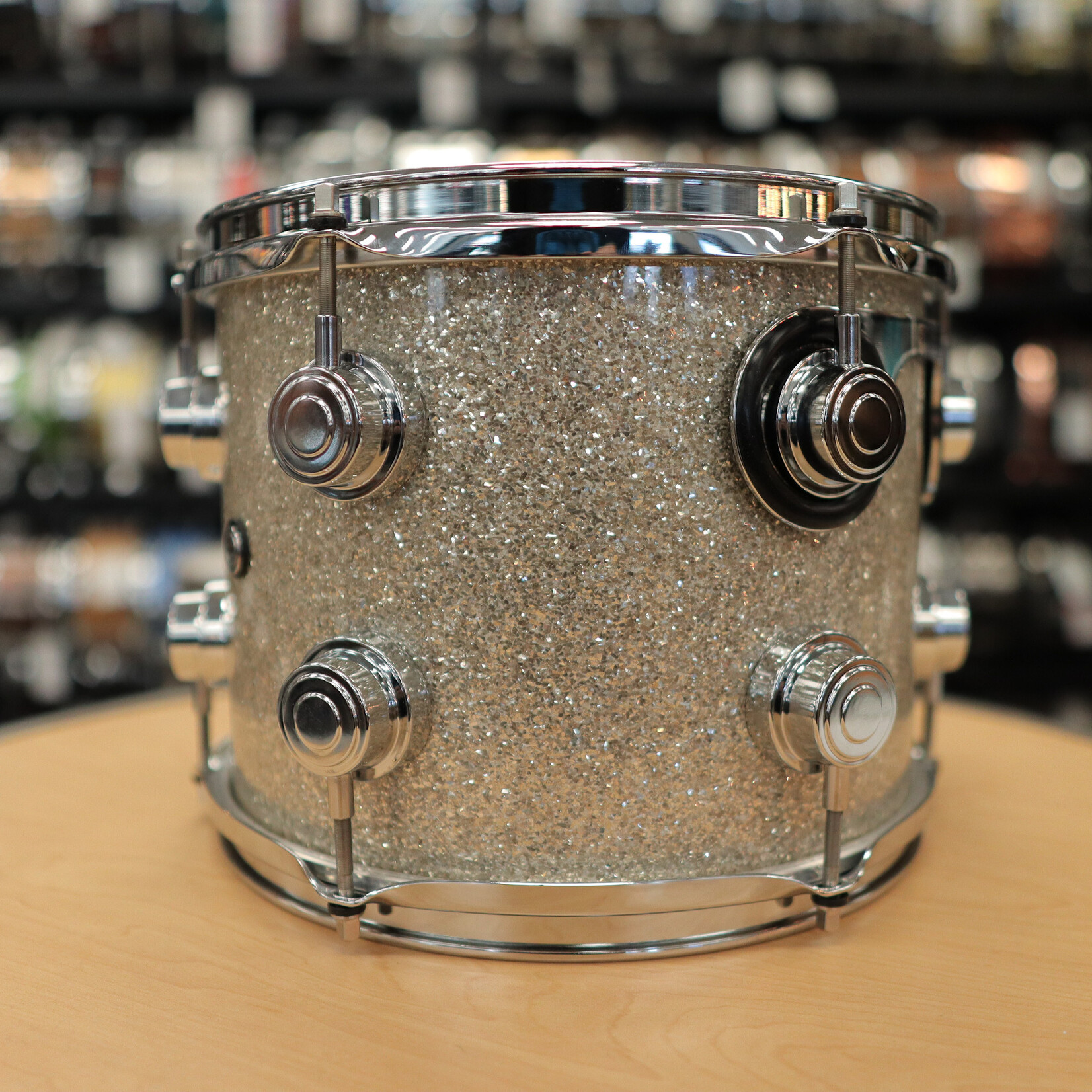 DW Pre-Owned DW 8x10" Purpleheart Tom (Broken Glass)