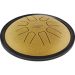 Meinl Meinl 7" Small Steel Tongue Drum, C Minor, 8 Notes, Gold SSTD3G