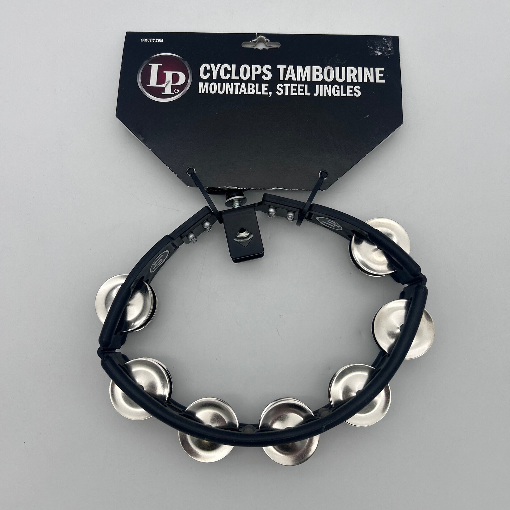 LP LP Cyclops Mountable Tambourine with Steel Jingles LP160