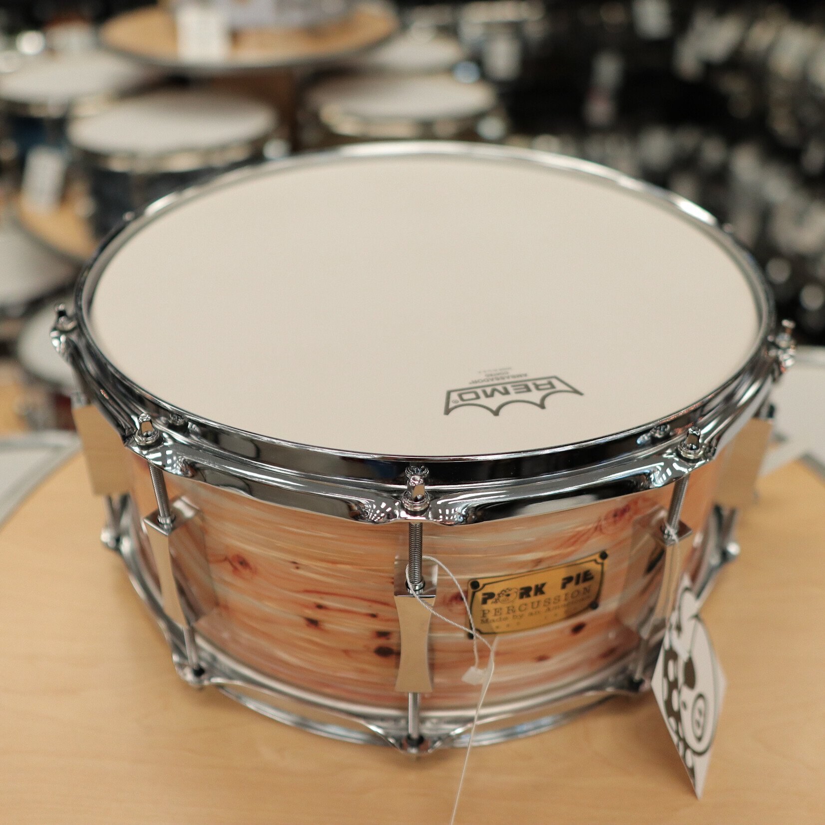 Pork Pie Pork Pie 6.5x14" Maple Snare Drum (Burled Bamboo Pearl)