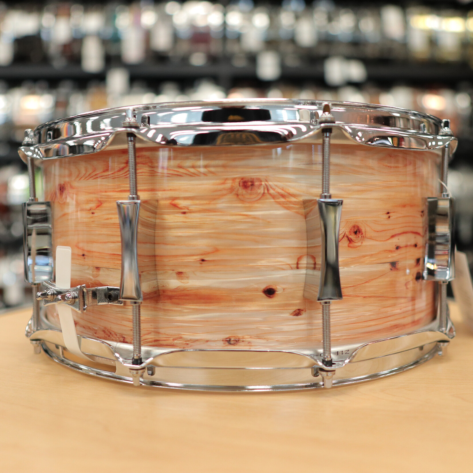 Pork Pie Pork Pie 6.5x14" Maple Snare Drum (Burled Bamboo Pearl)