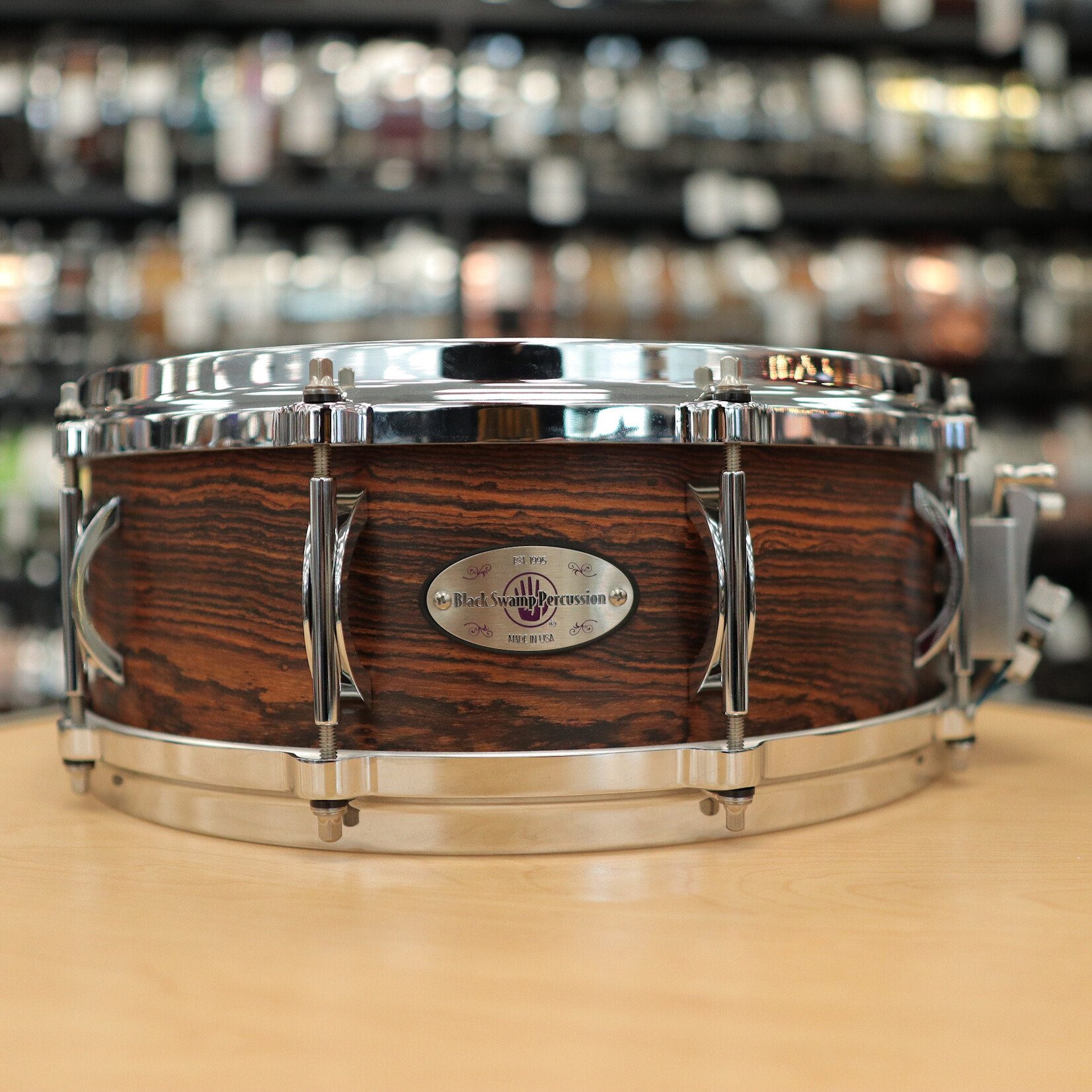 Black Swamp Percussion Like-New Black Swamp Unibody Bocote Multisonic 5x14" Snare Drum w/ Bag