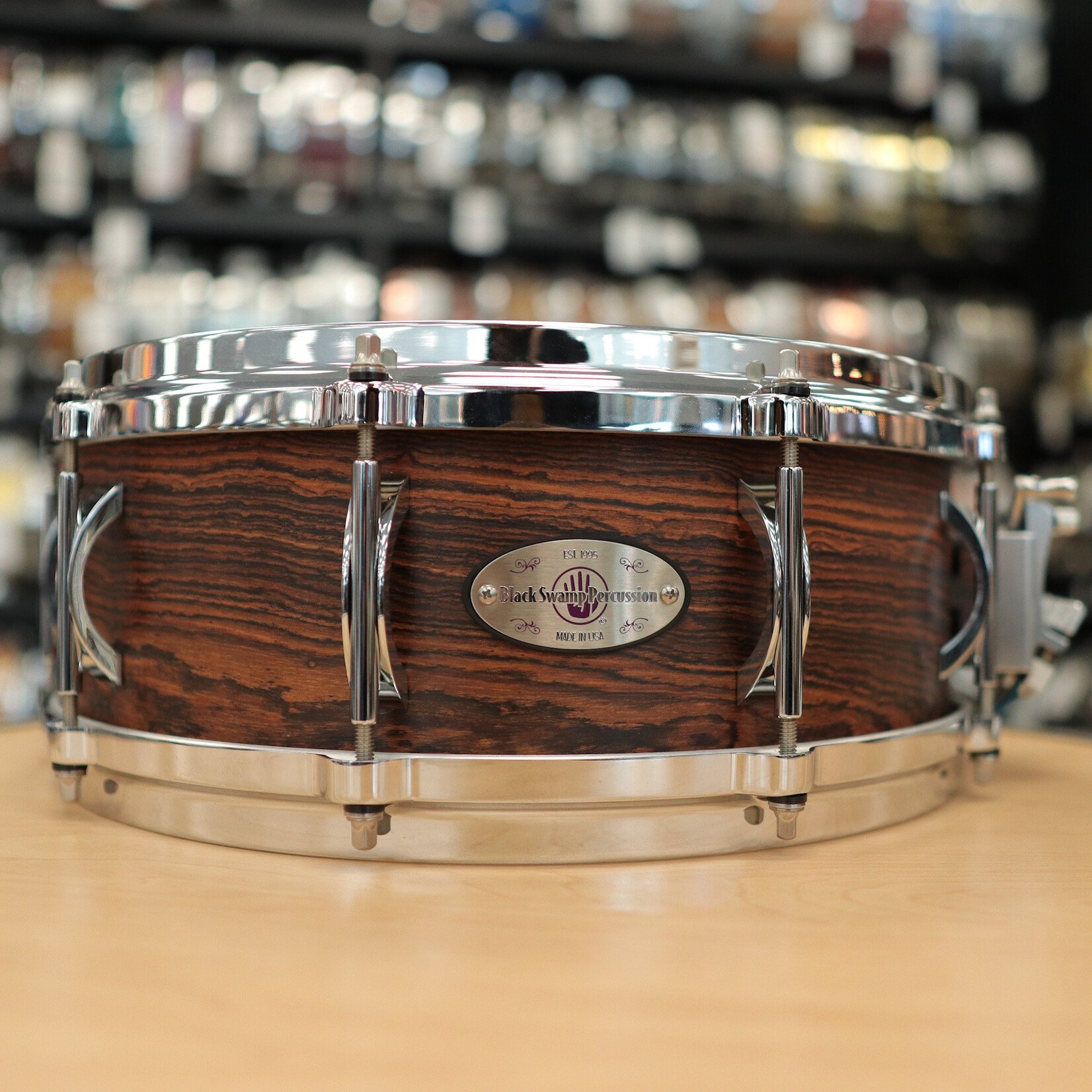 Black Swamp Percussion Like-New Black Swamp Unibody Bocote Multisonic 5x14" Snare Drum w/ Bag