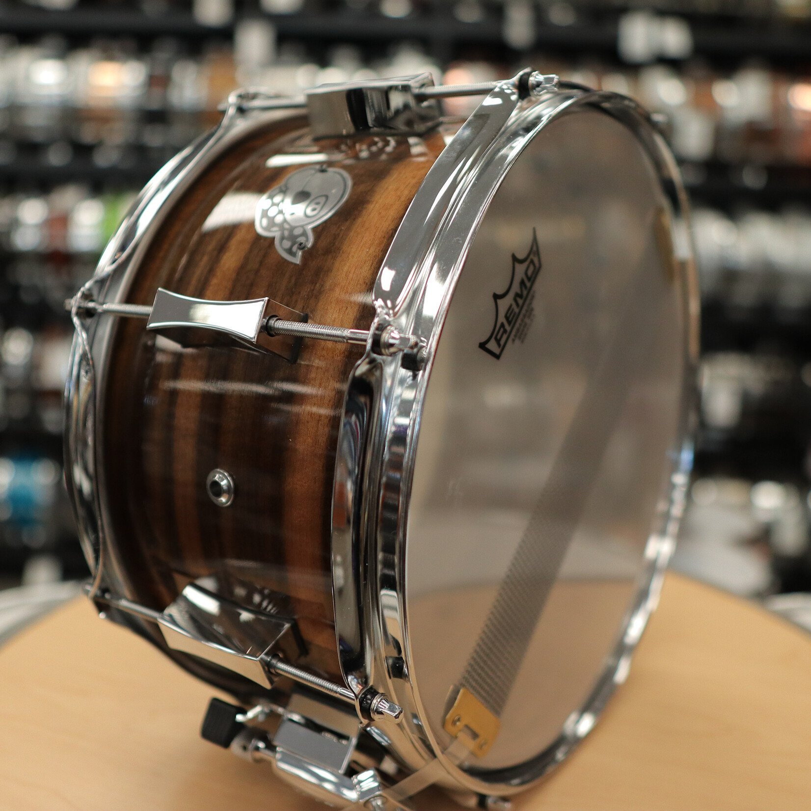 Pork Pie Pre-Owned Pork Pie Queensland Walnut (Metro Shell) 7x13" Snare Drum