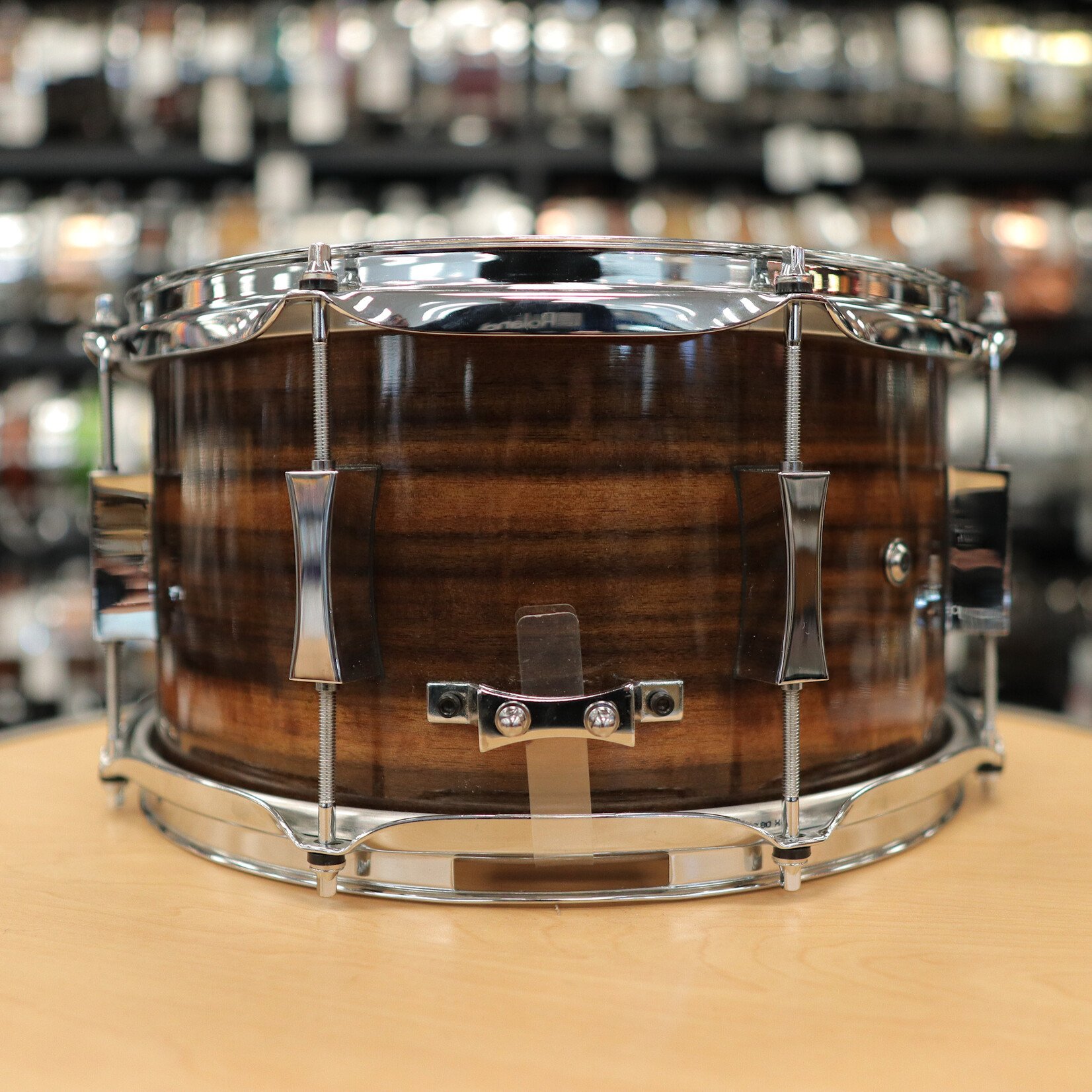 Pork Pie Pre-Owned Pork Pie Queensland Walnut (Metro Shell) 7x13" Snare Drum