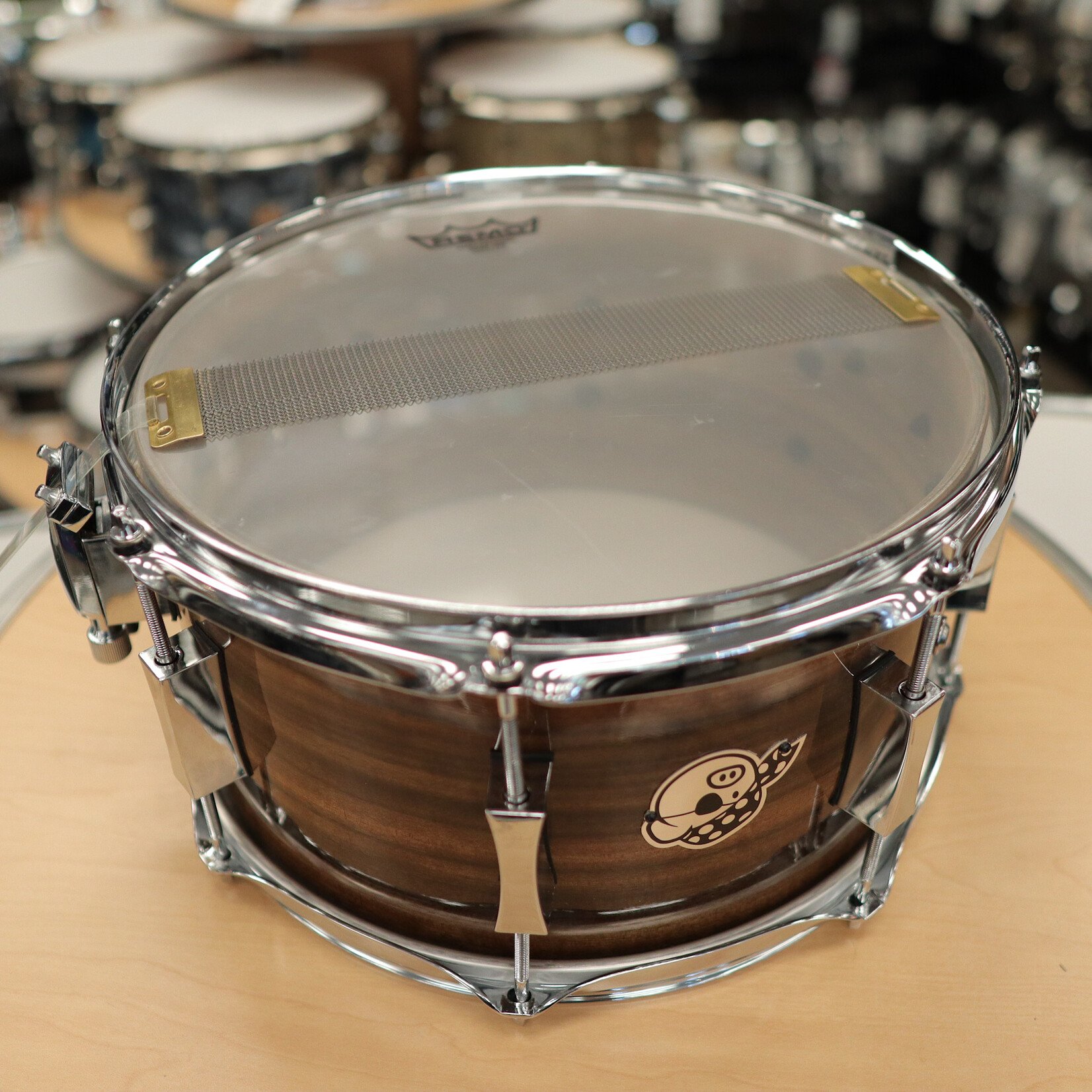 Pork Pie Pre-Owned Pork Pie Queensland Walnut (Metro Shell) 7x13" Snare Drum