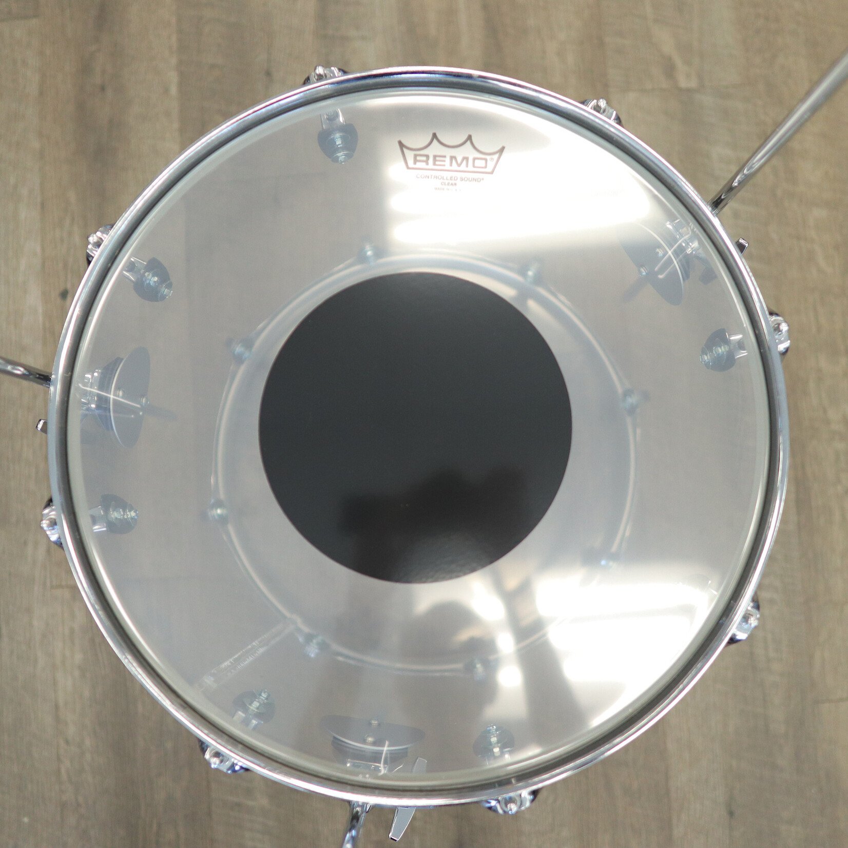 Ludwig Pre-Owned Ludwig 16x16" Vistalite Floor Tom (Clear)