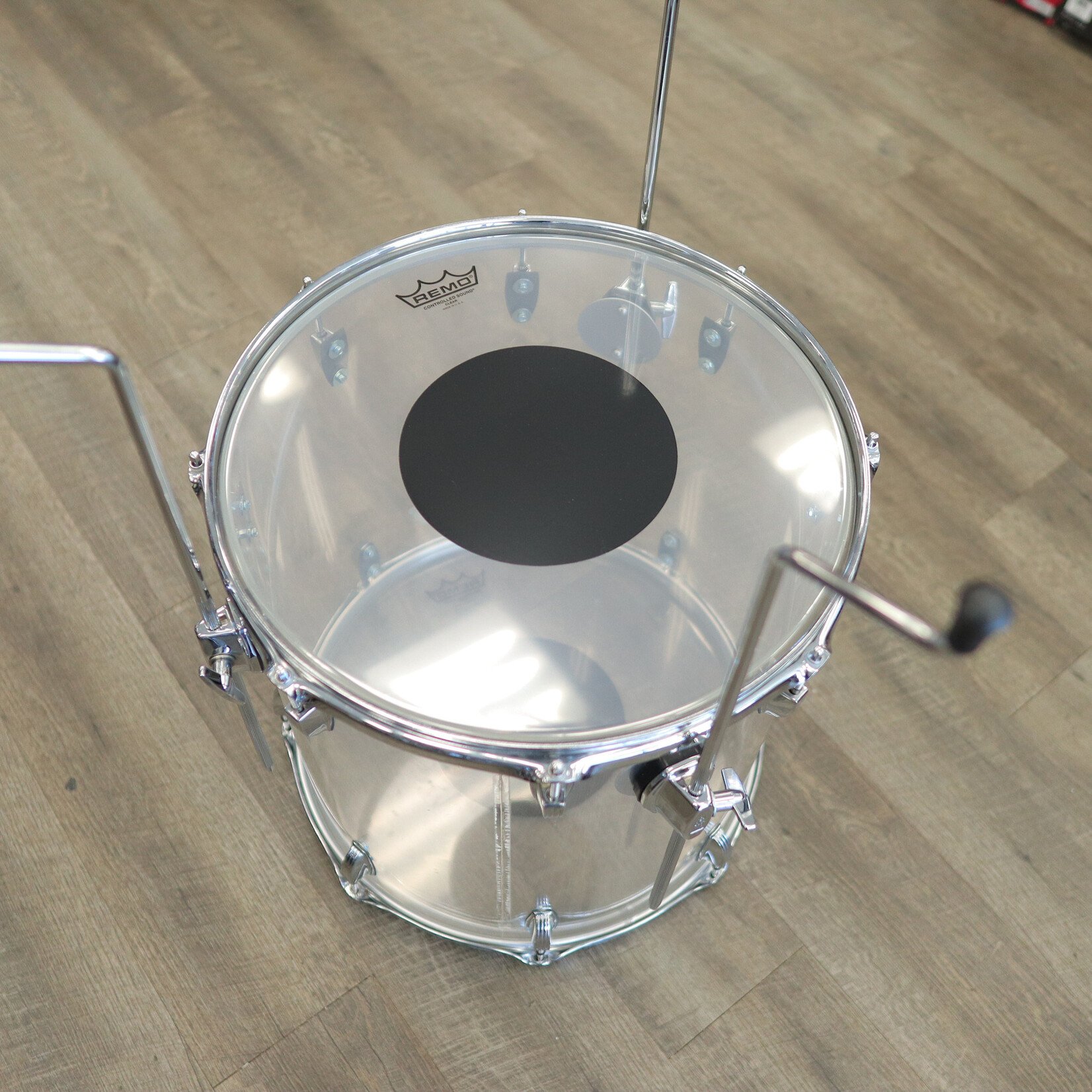 Ludwig Pre-Owned Ludwig 16x16" Vistalite Floor Tom (Clear)