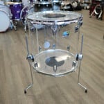 Ludwig Pre-Owned Ludwig 16x16" Vistalite Floor Tom (Clear)
