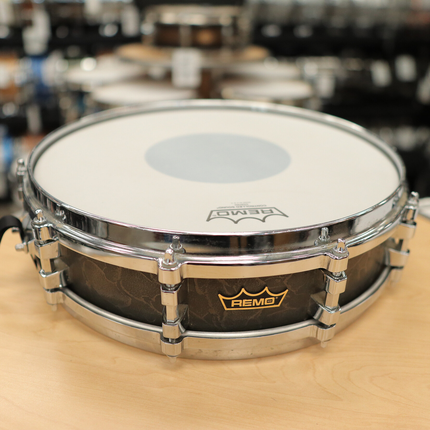 Remo Pre-Owned Remo Advanced Acousticon 3.5x14" Gold Crown Piccolo Snare Drum