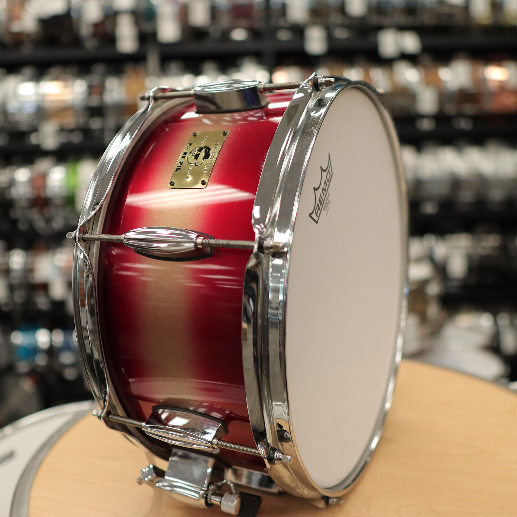 Pork Pie Used Pork Pie 6.5x14" Hip Pig Snare Drum (Red Gold Duco)