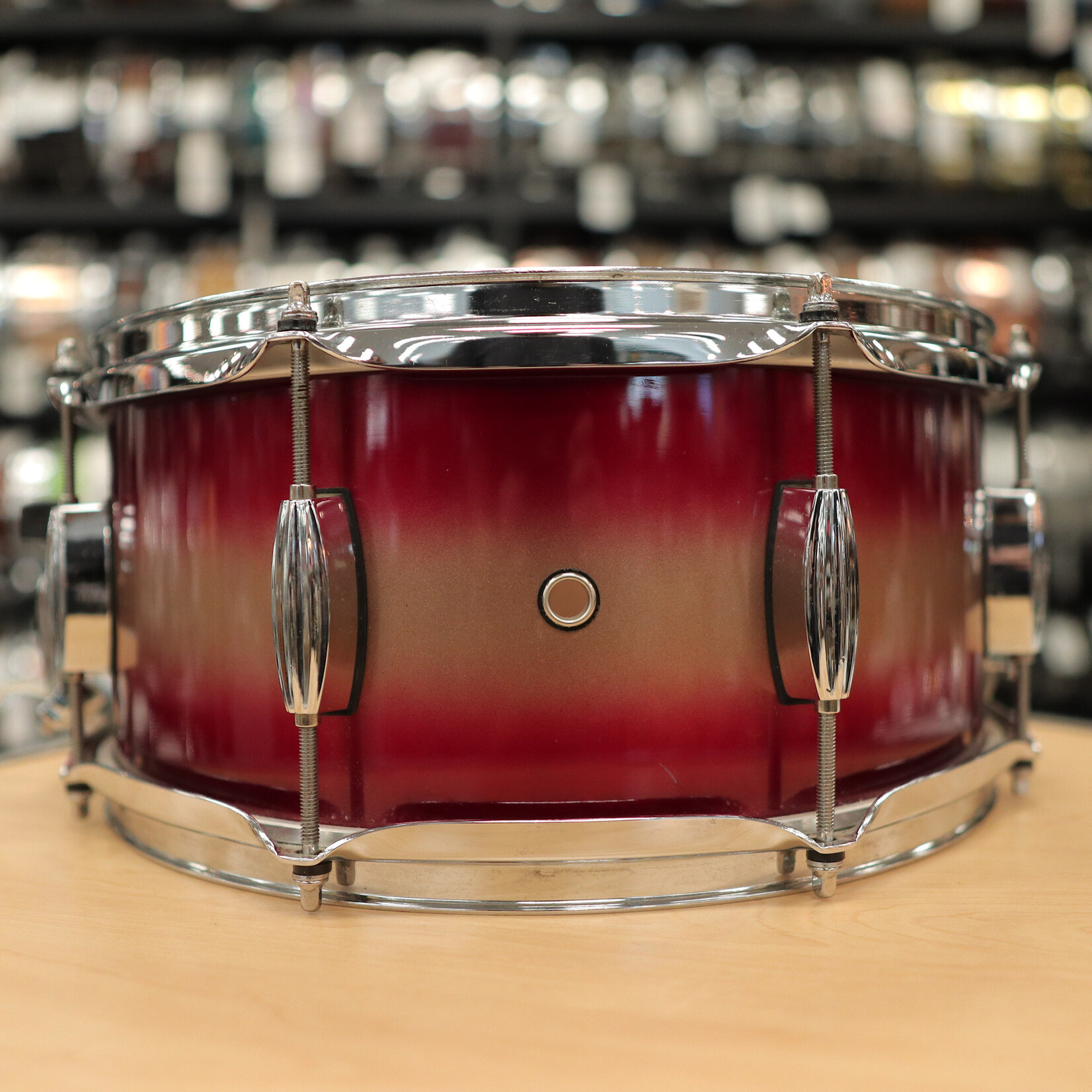 Pork Pie Used Pork Pie 6.5x14" Hip Pig Snare Drum (Red Gold Duco)