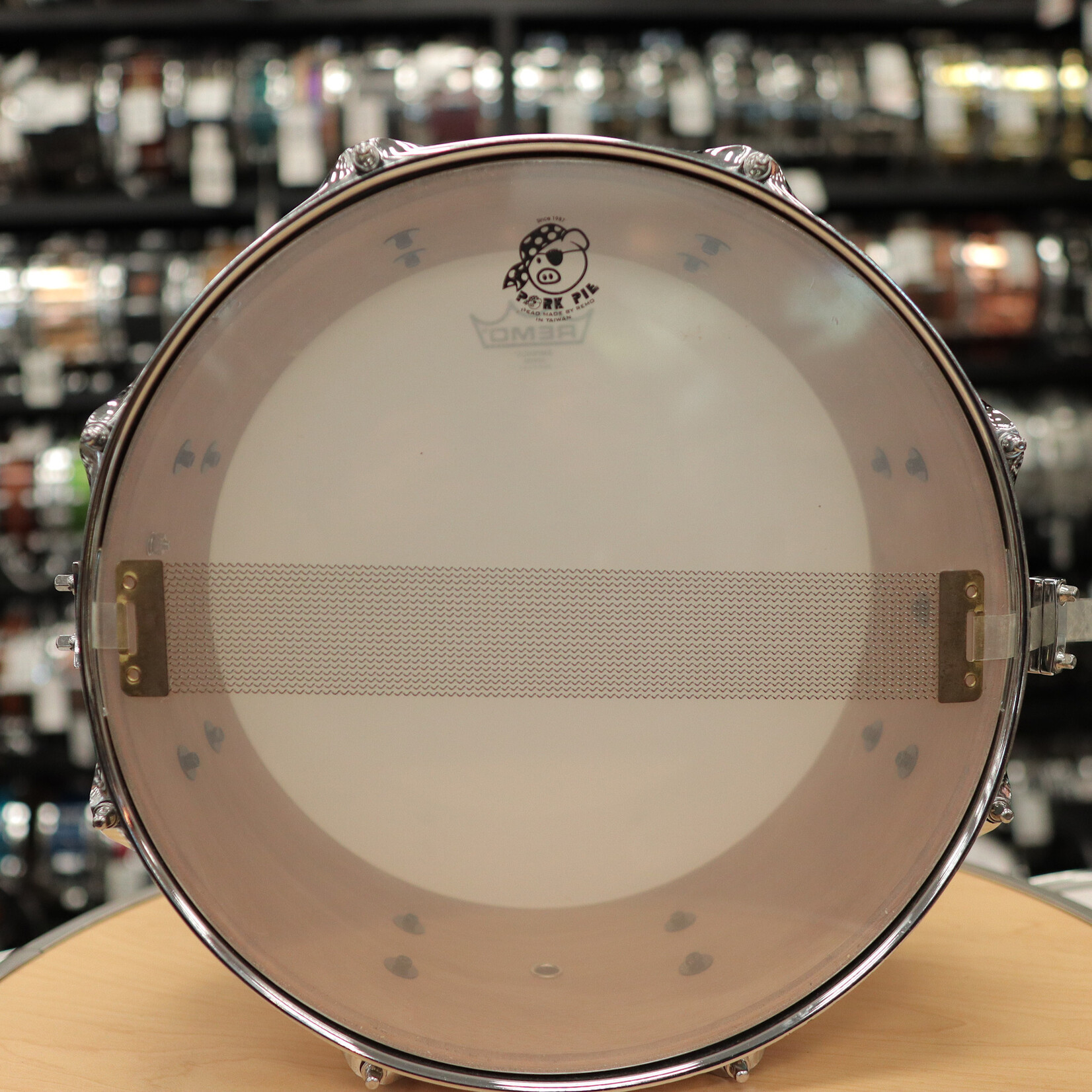 Pork Pie Used Pork Pie 6.5x14" Hip Pig Snare Drum (Red Gold Duco)