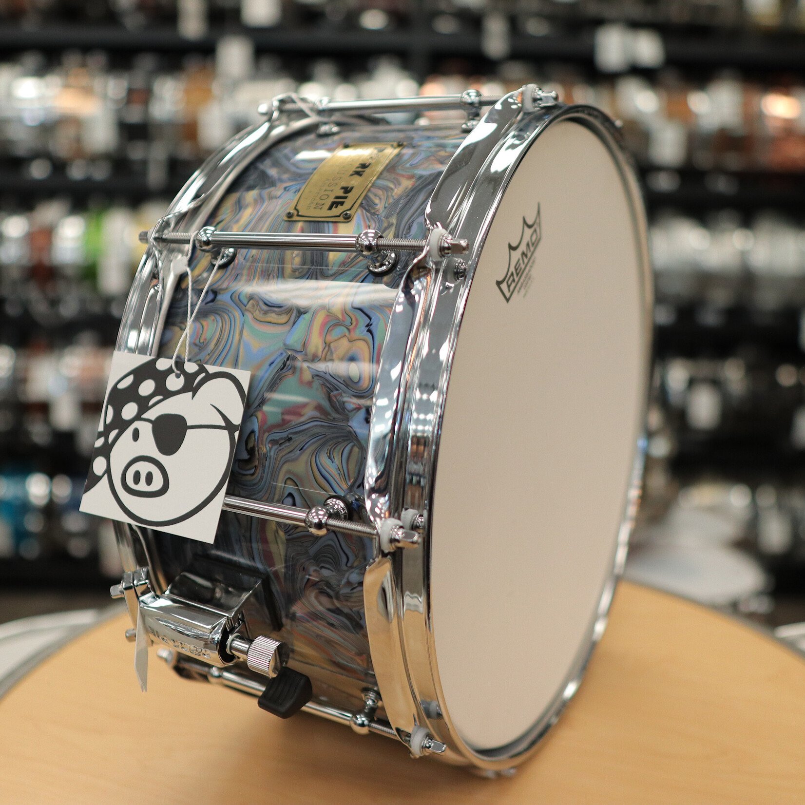 Pork Pie Pork Pie 6.5x14" Maple Snare Drum w/ Tube Lugs (Abalone Pearl)