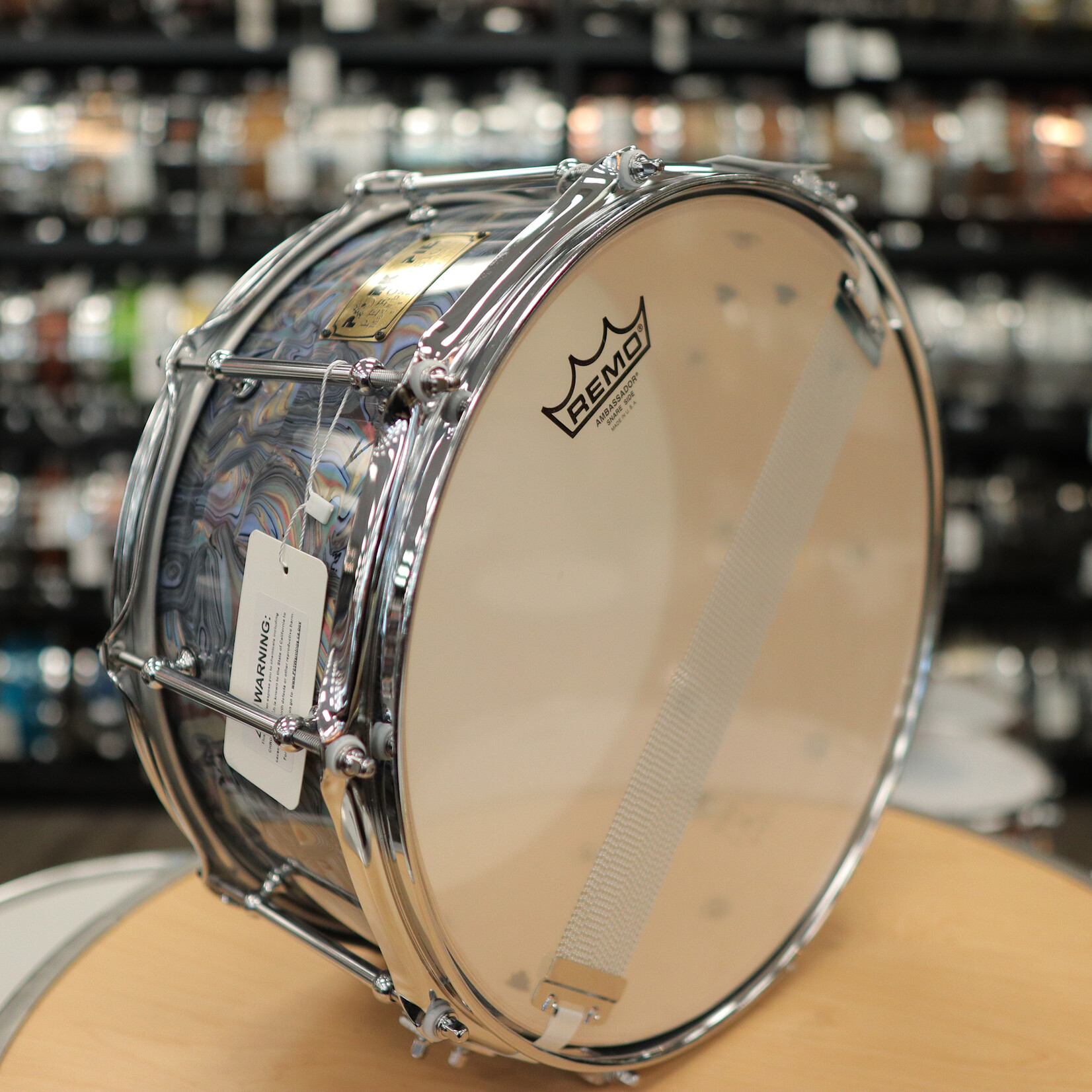 Pork Pie Pork Pie 6.5x14" Maple Snare Drum w/ Tube Lugs (Abalone Pearl)