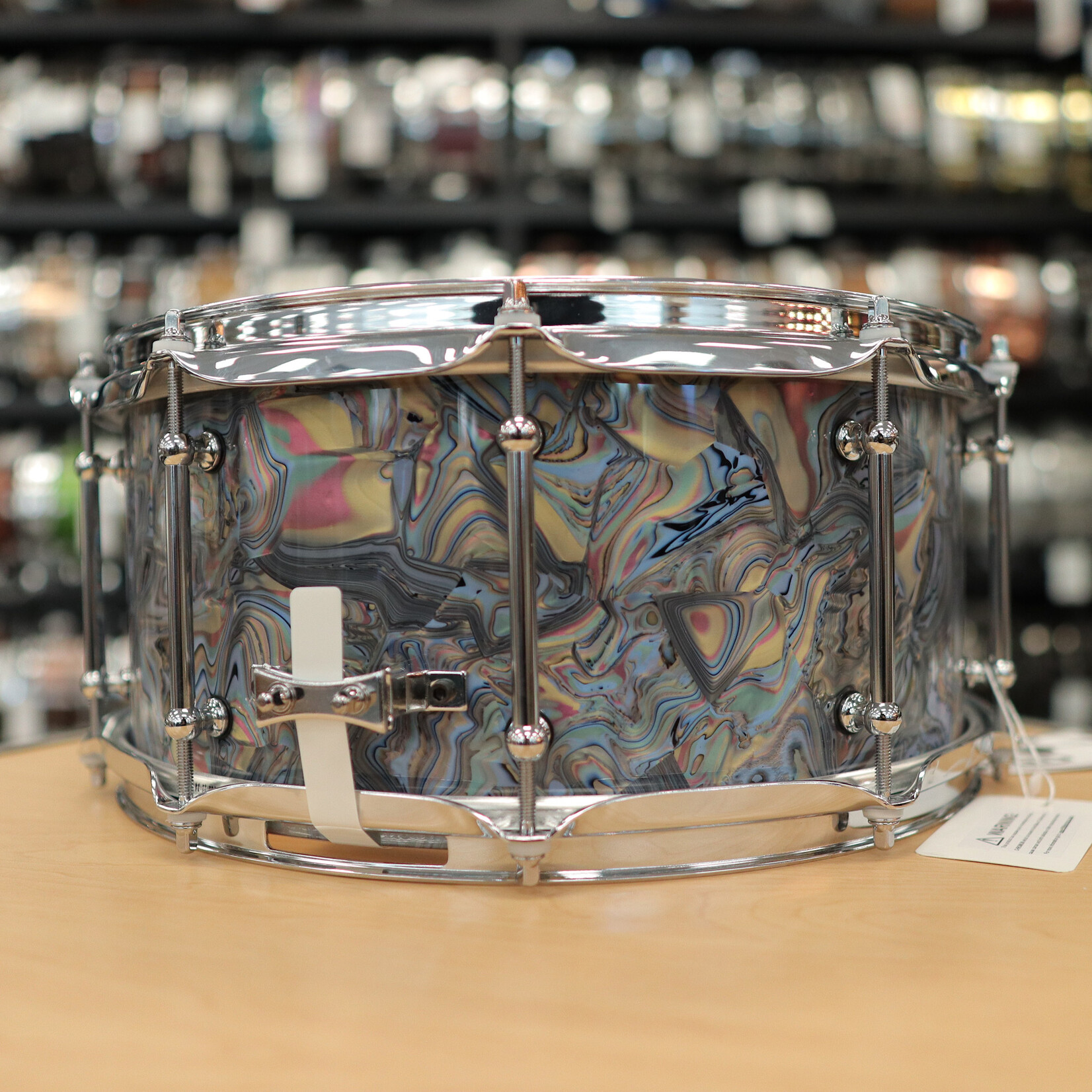 Pork Pie Pork Pie 6.5x14" Maple Snare Drum w/ Tube Lugs (Abalone Pearl)