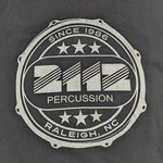 2112 T-Shirt Black 2112 w/ Silver Hoop Logo