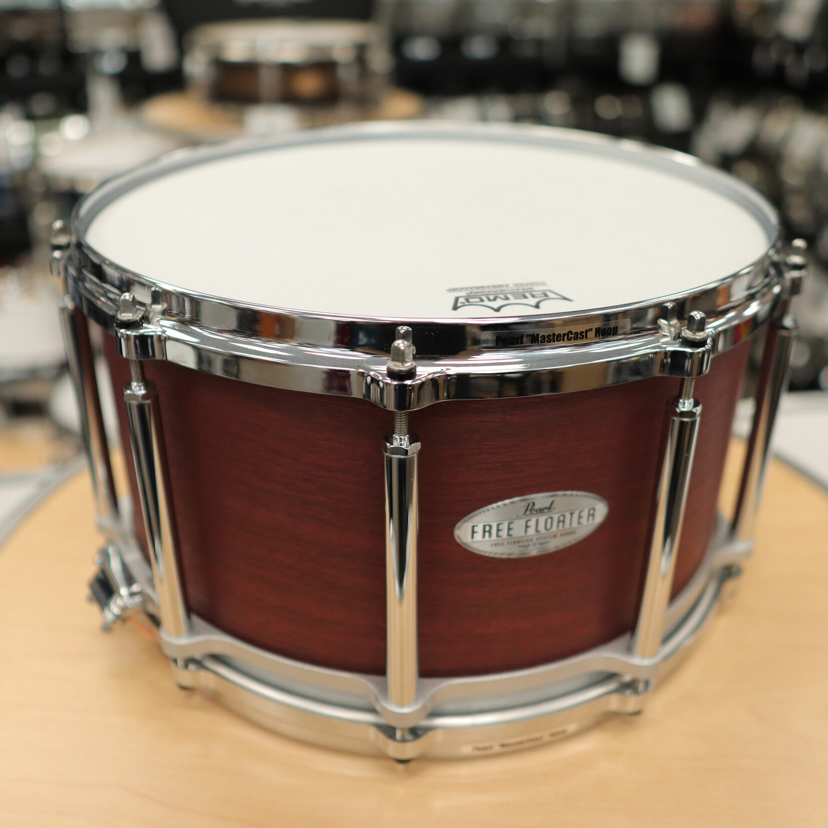 Pearl Pre-Owned Pearl 8x14" Free Floating Mahogany Snare Drum FTMH1480