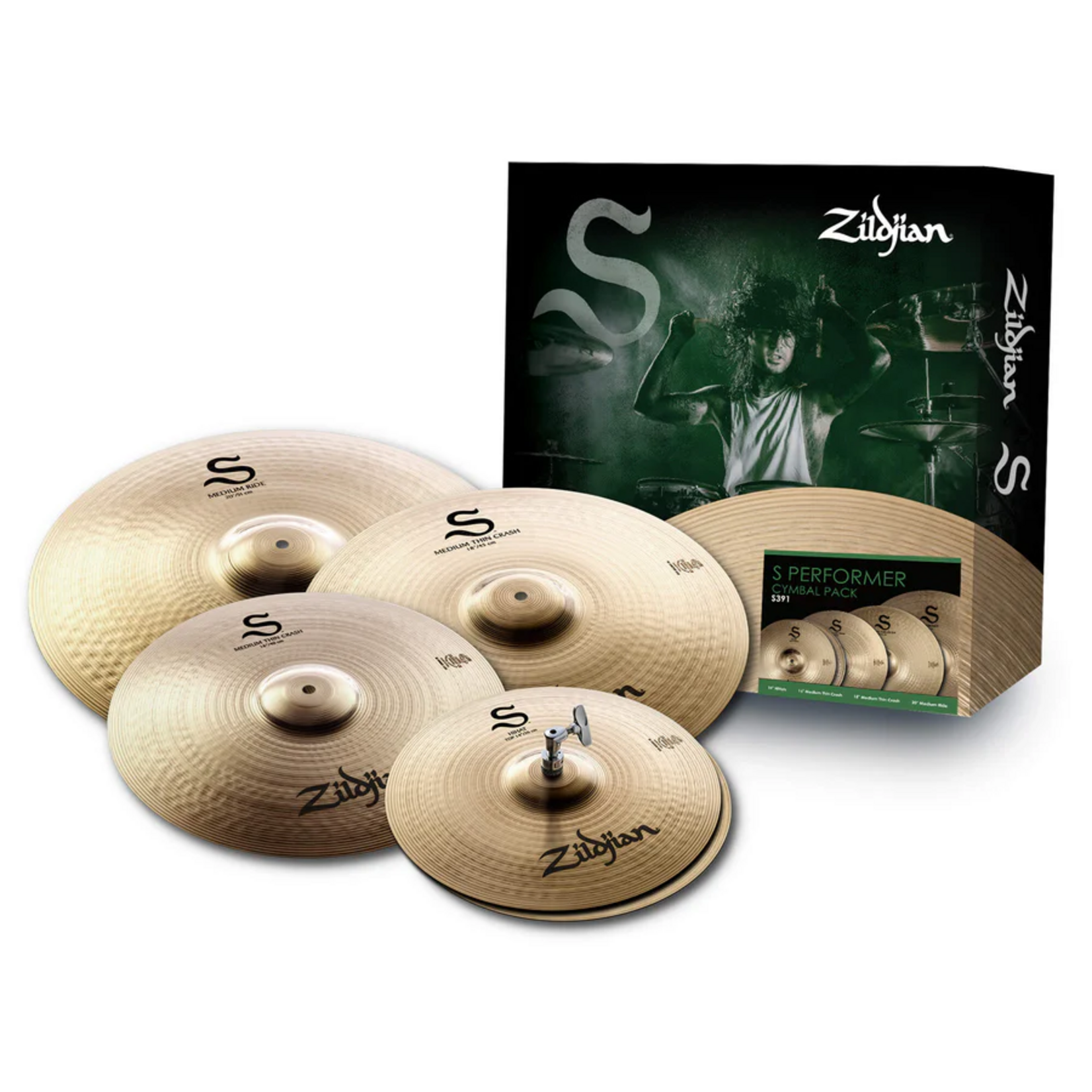 Zildjian Zildjian S Performer Cymbal Pack 14HH/16MTC/18MTC/20MR S391