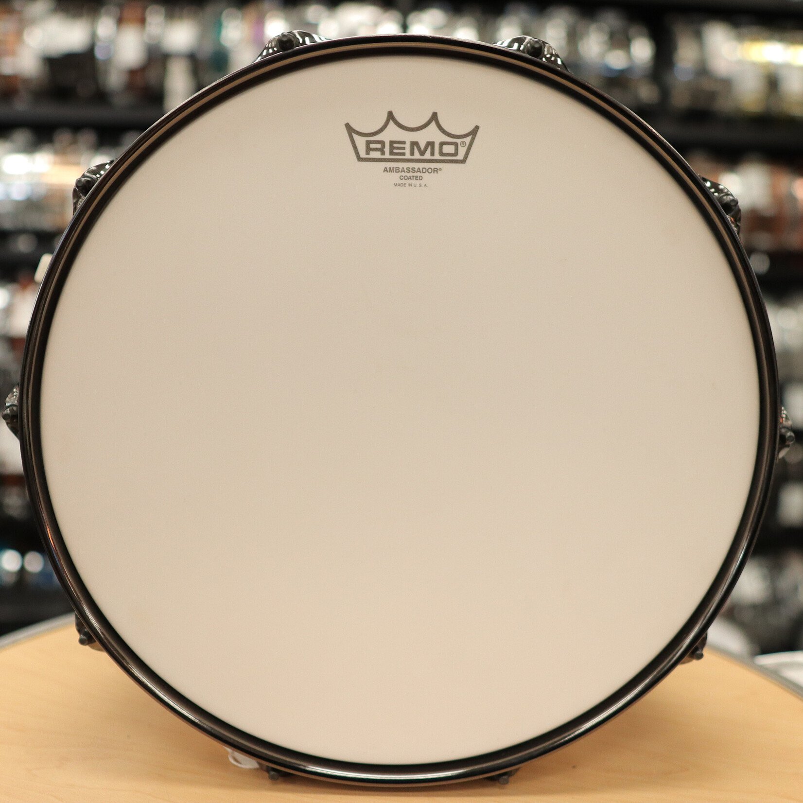 Pork Pie Pork Pie 7x14" Maple Snare Drum (Mappa Burl w/ Tube Lugs & Black Chrome HW)