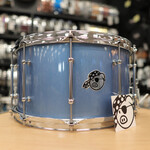 Pork Pie Pork Pie 8x14" Mahogany Snare Drum w/ Maple Re-Rings (Porcaro Blue)