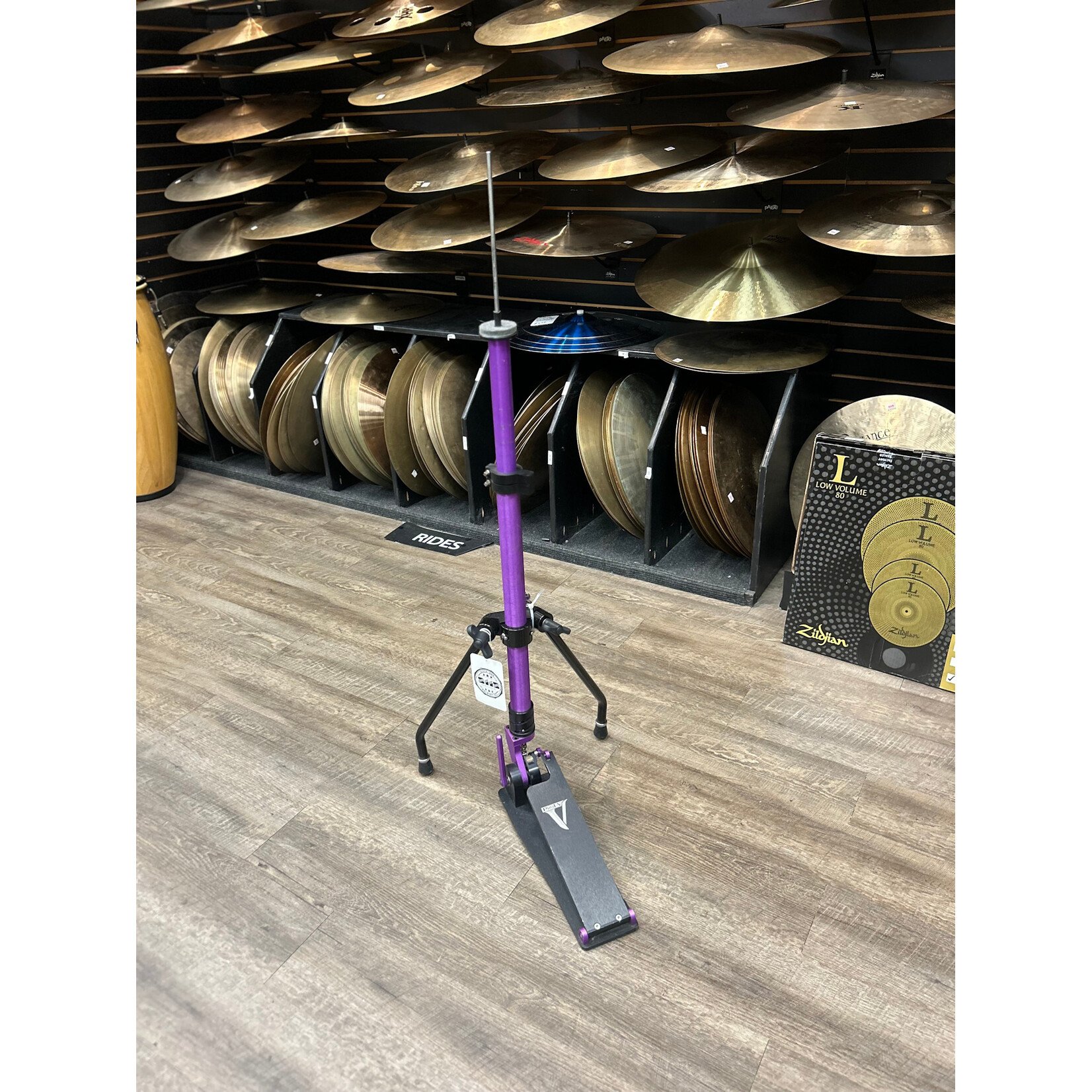 Trick Pre-Owned Trick Pro 1v Hi-Hat Stand (Custom Shop Purple)