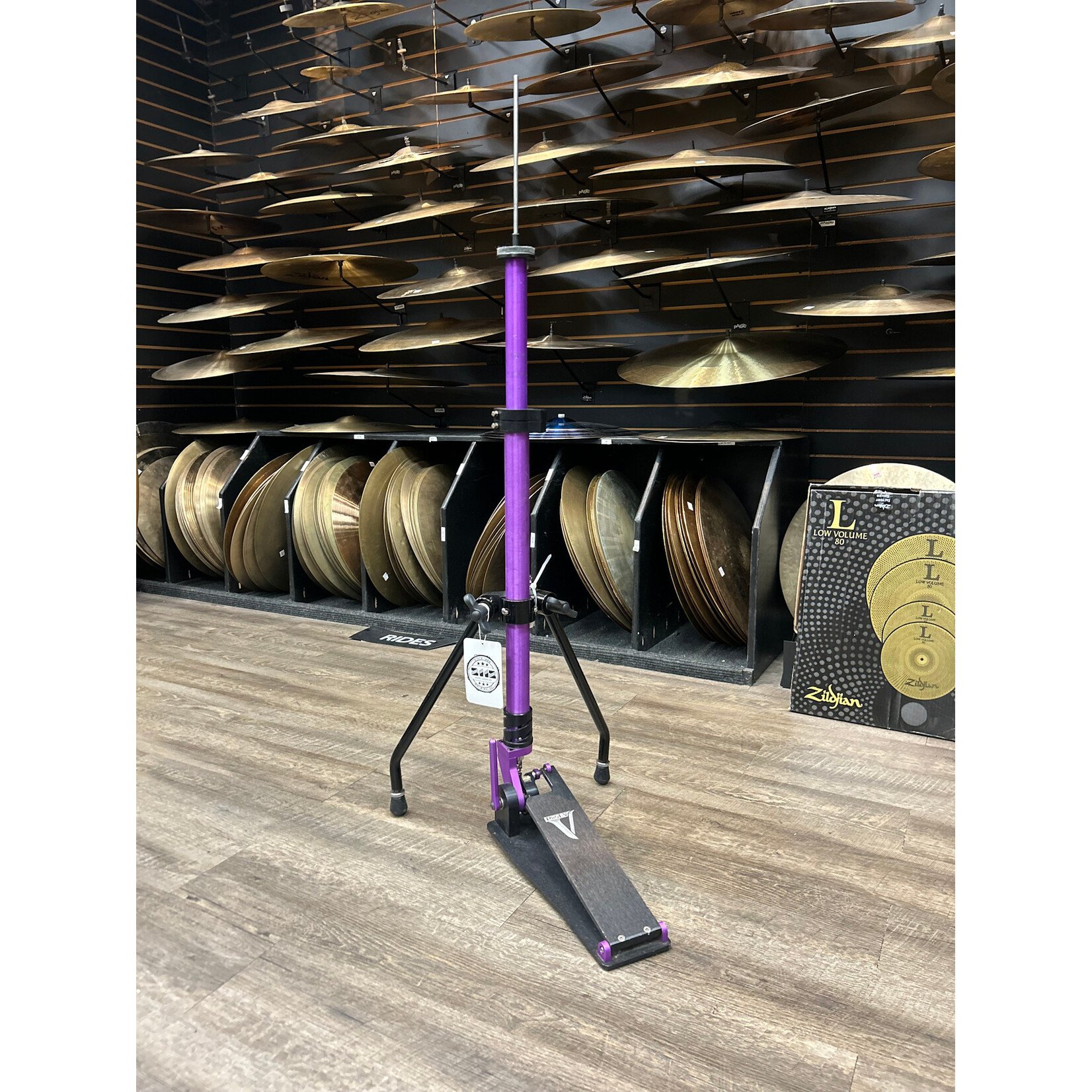 Trick Pre-Owned Trick Pro 1v Hi-Hat Stand (Custom Shop Purple)