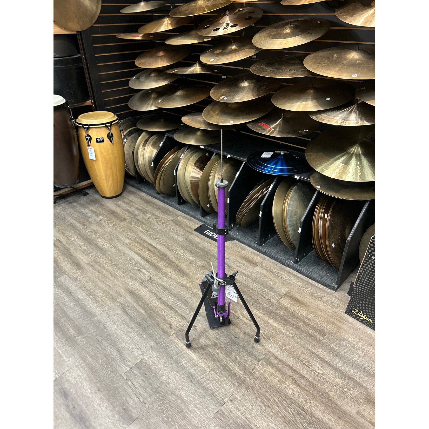 Trick Pre-Owned Trick Pro 1v Hi-Hat Stand (Custom Shop Purple)