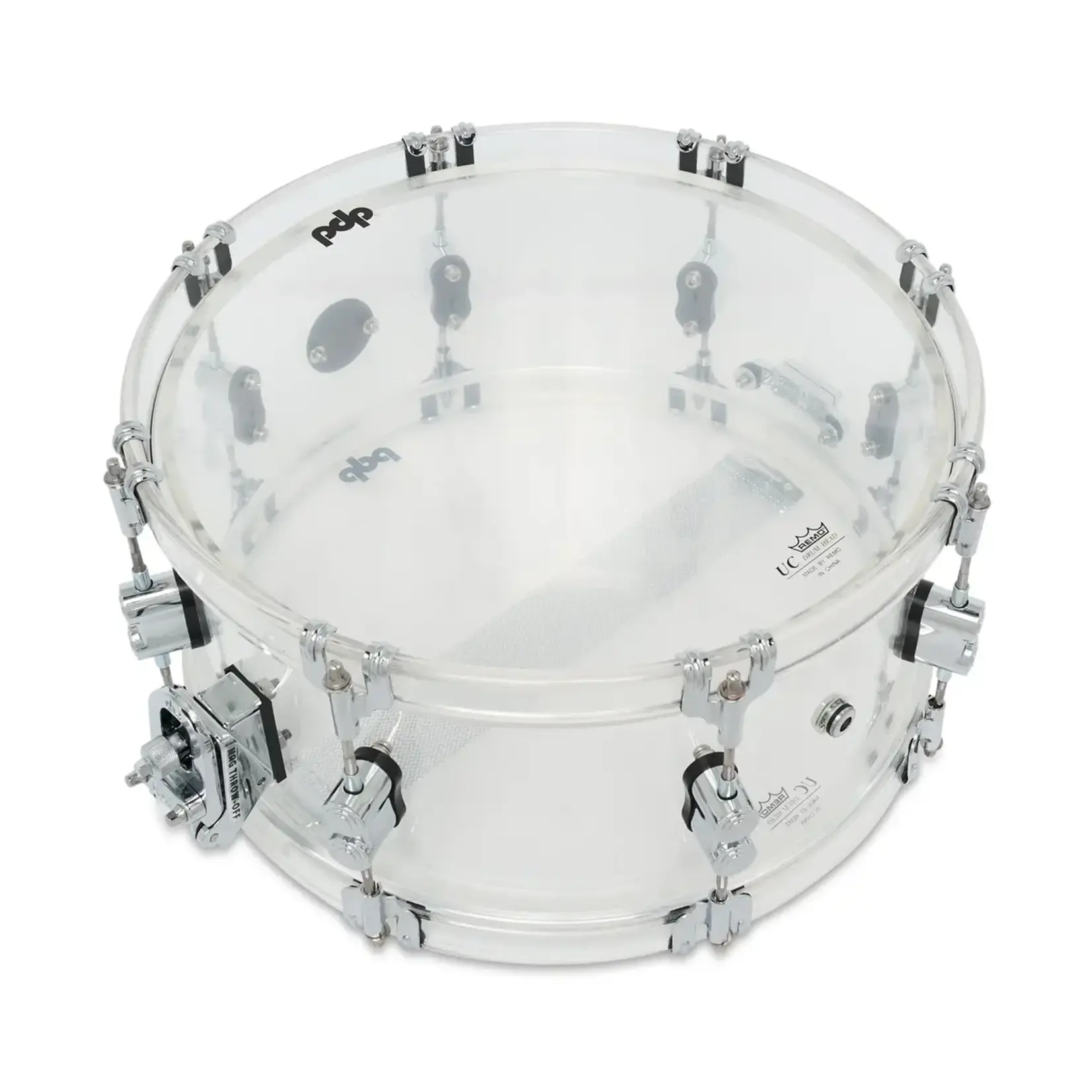 PDP PDP Concept Clear Acrylic Snare 6.5x14″