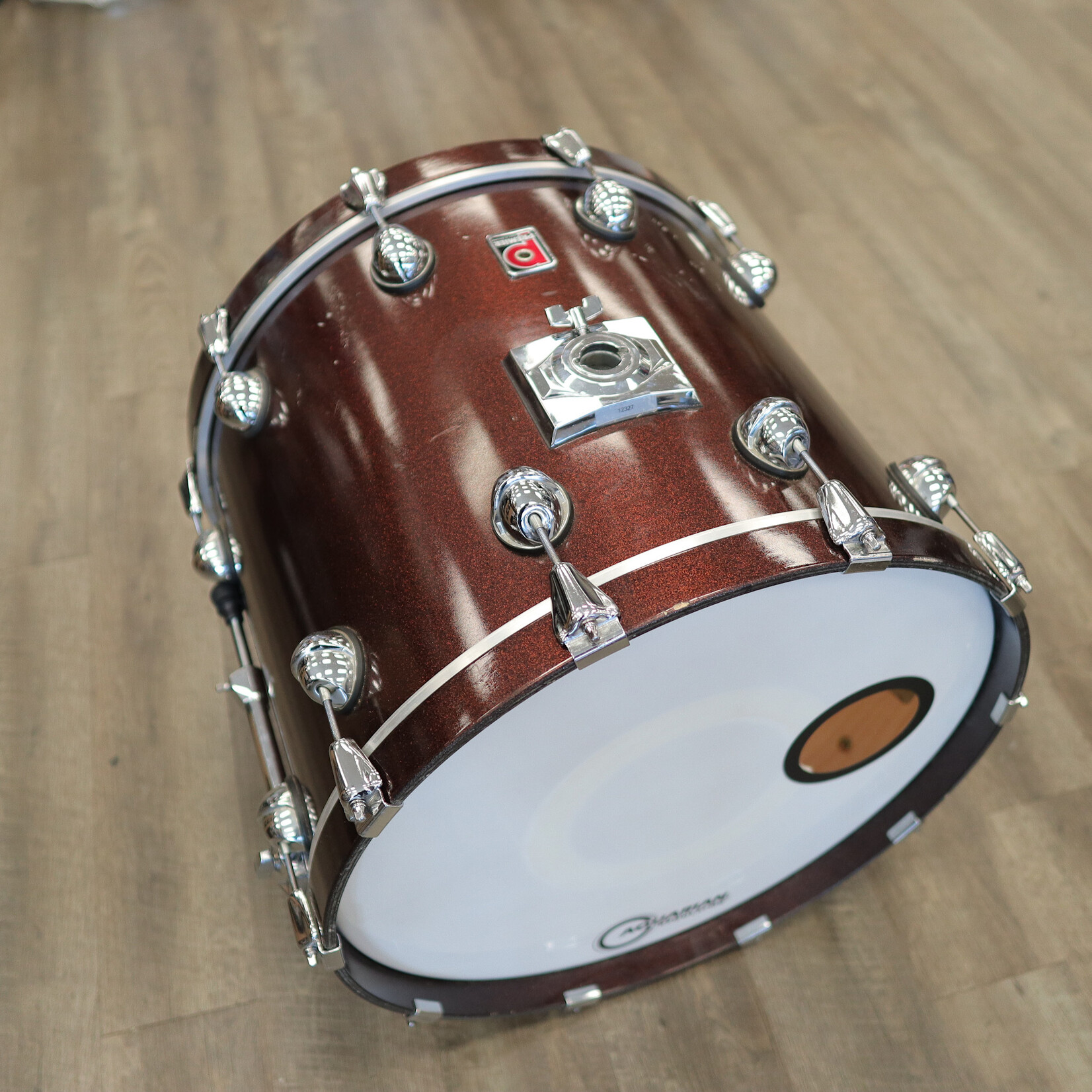 Premier Used Premier Genista 18x22 Bass Drum (Bronze Sparkle Lacquer)